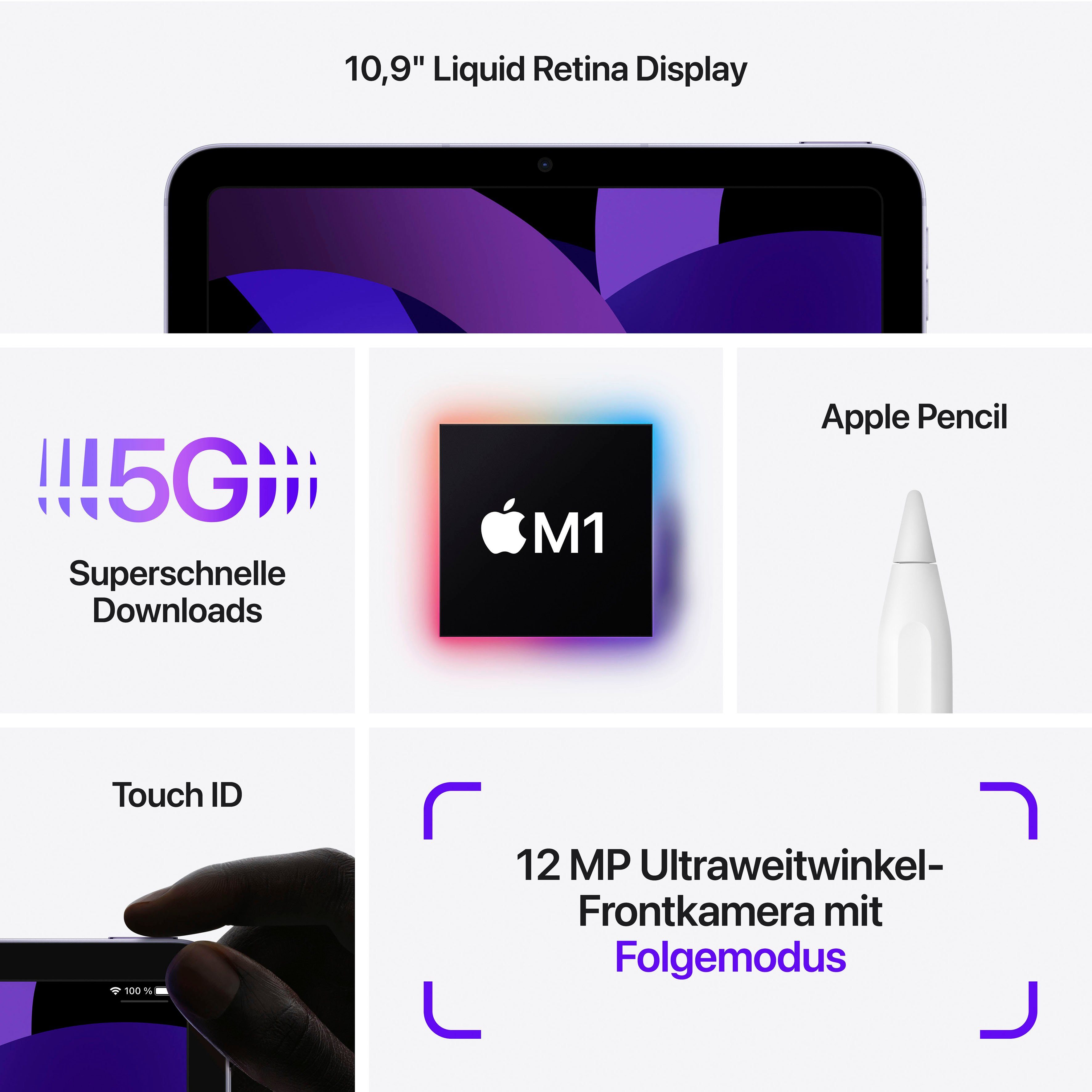 (10,9", iPadOS) Apple purple Tablet 64 GB, iPad Air (2022)