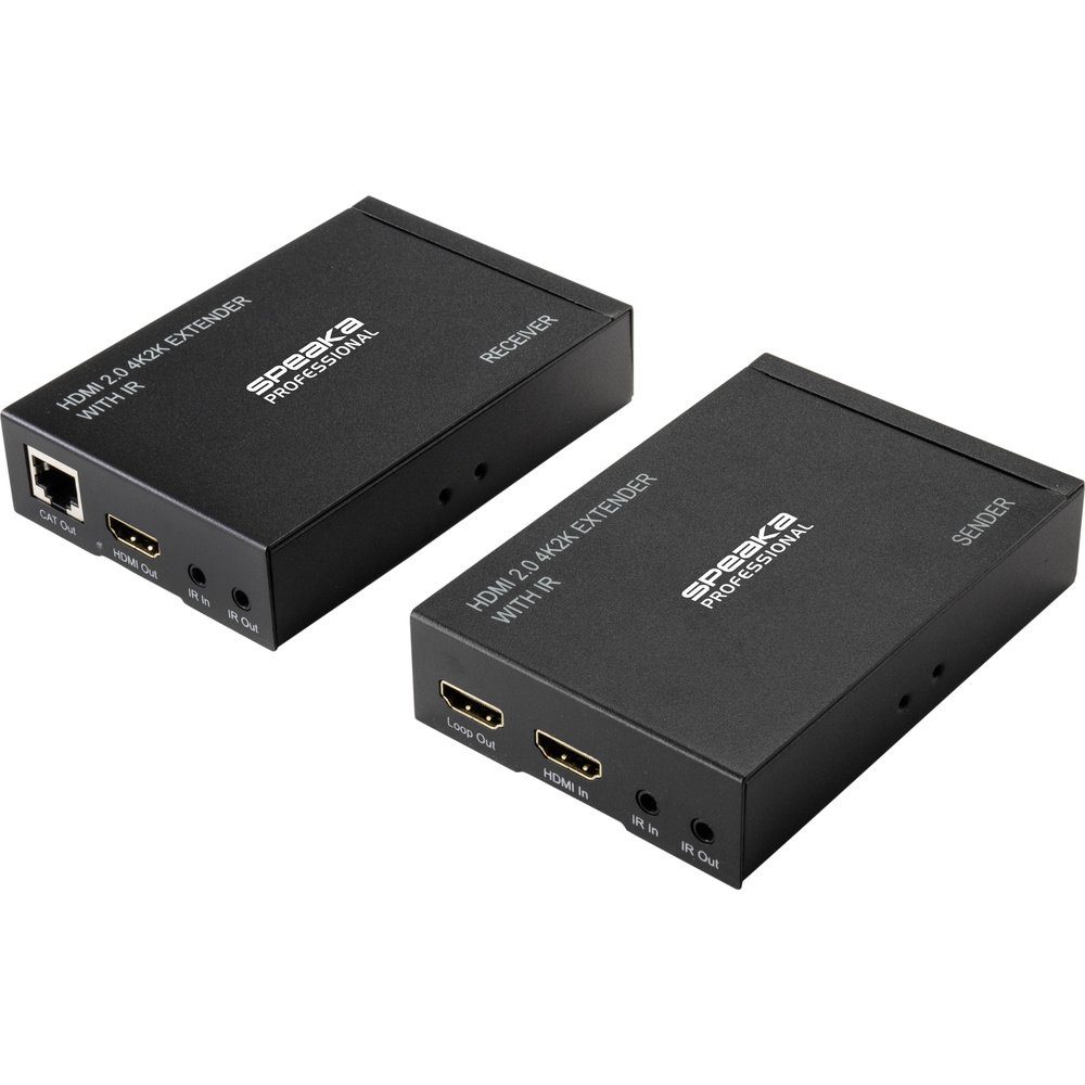 SpeaKa Professional SP-HDE-300 HDMI® Extender (Verlängerung) über Netz Computer-Kabel