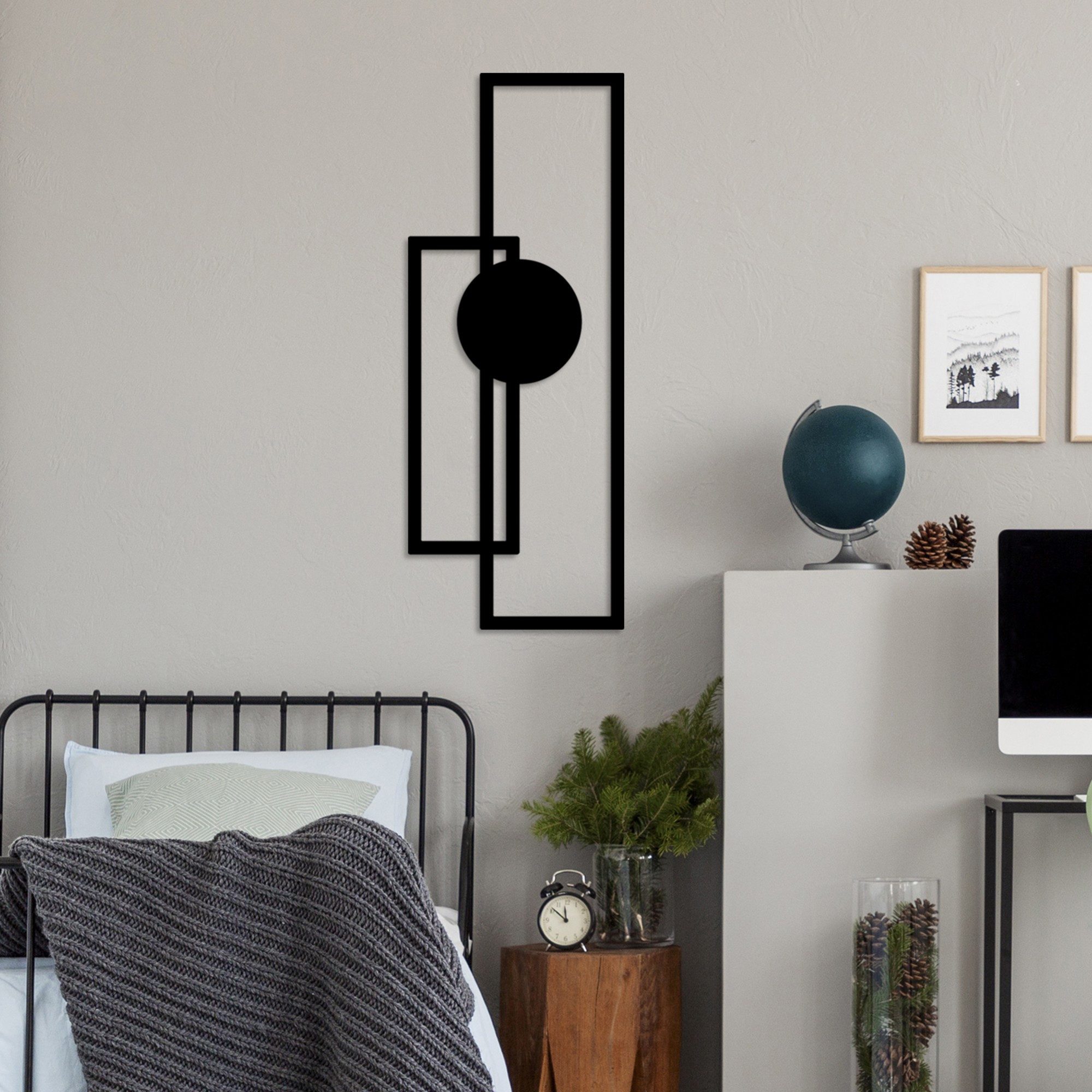 Wallity Wanddekoobjekt 100% METAL, 32 x 85 cm L3609