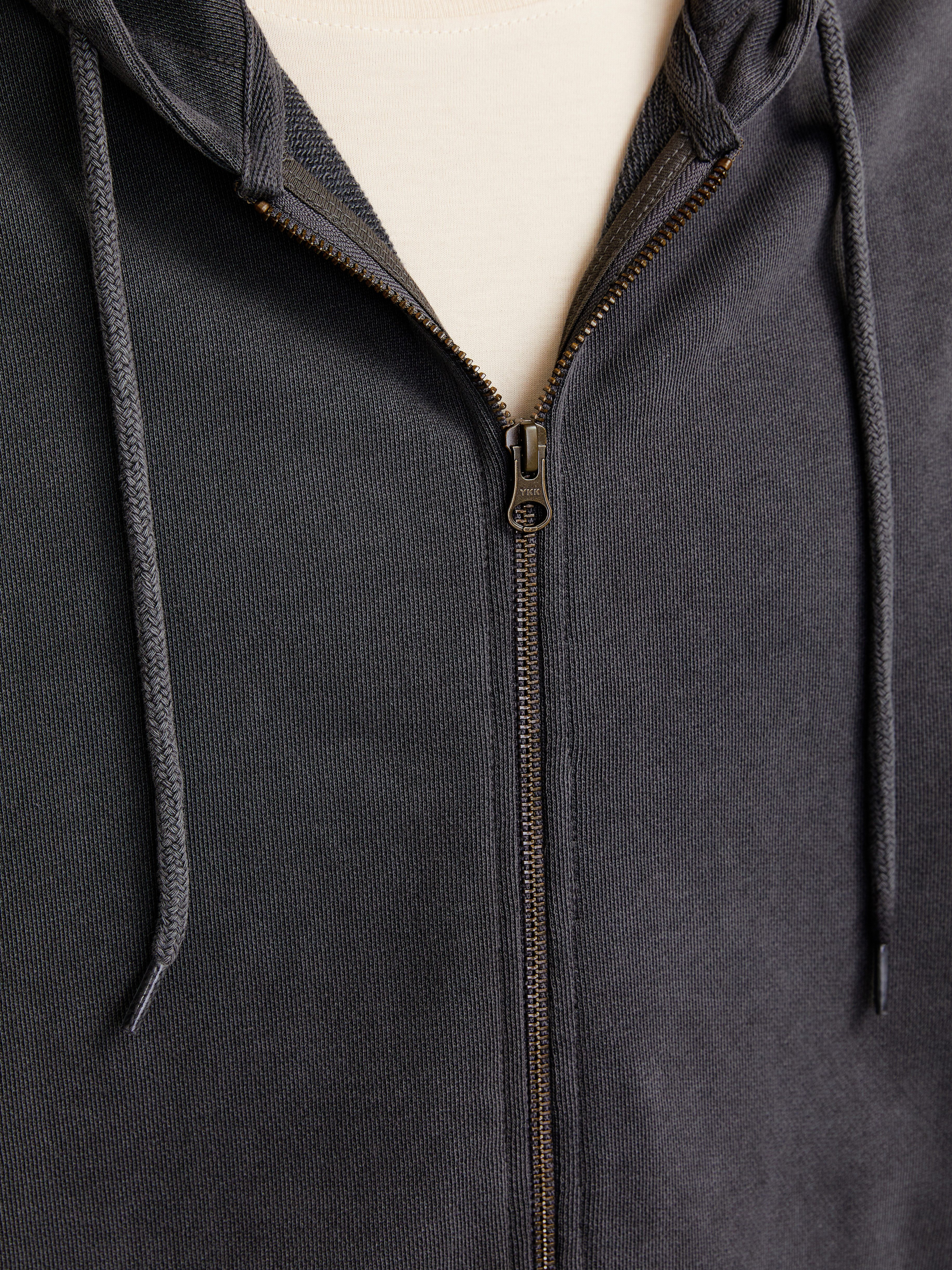 Jack & Jones Kapuzensweatjacke JJECHARGE Hoodie mit Kapuze, Kordelzug und Taschen unifarben, modisch, loose fit, Baumwolle, Kapuze