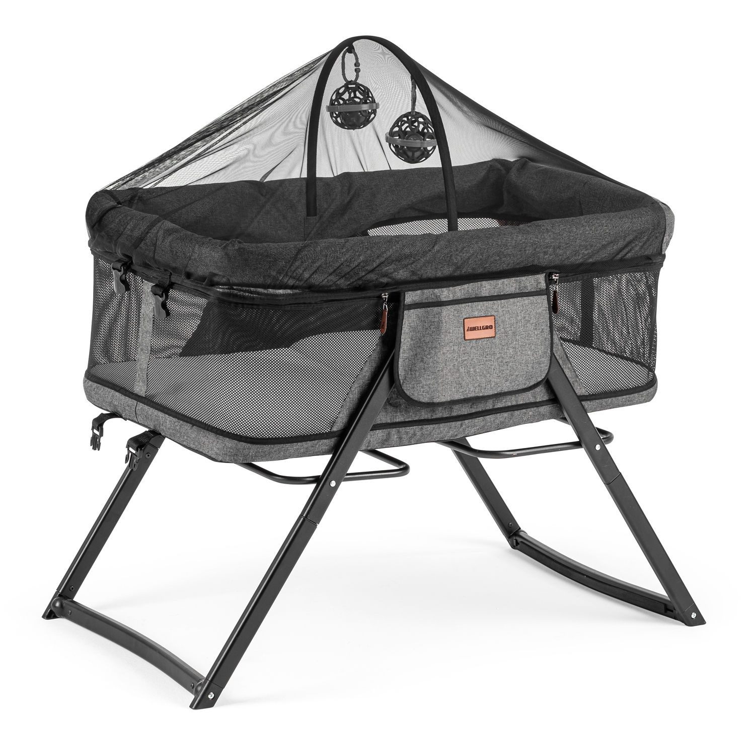 Babybett 100% ALIMINIUM, 75 x 60 x 90 cm G1309