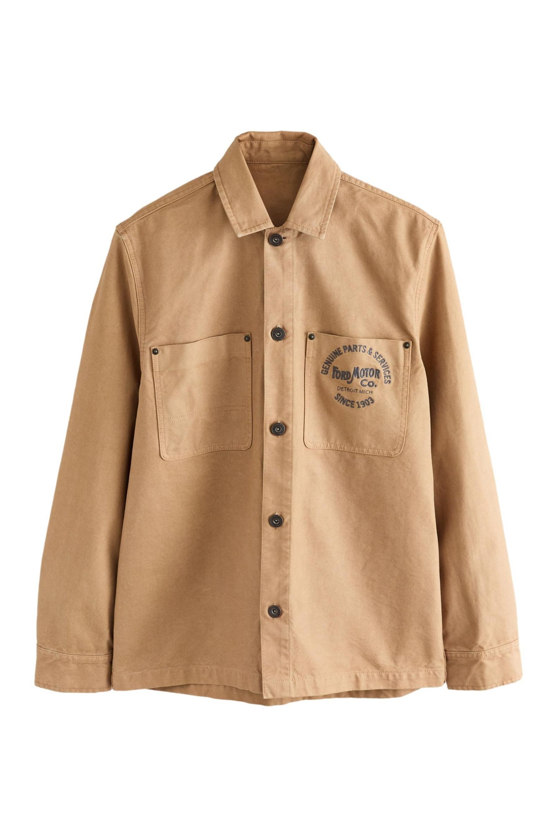 Hemdjacke Lizenzierte Canvas-Hemdjacke mit Rückenprint, Ford