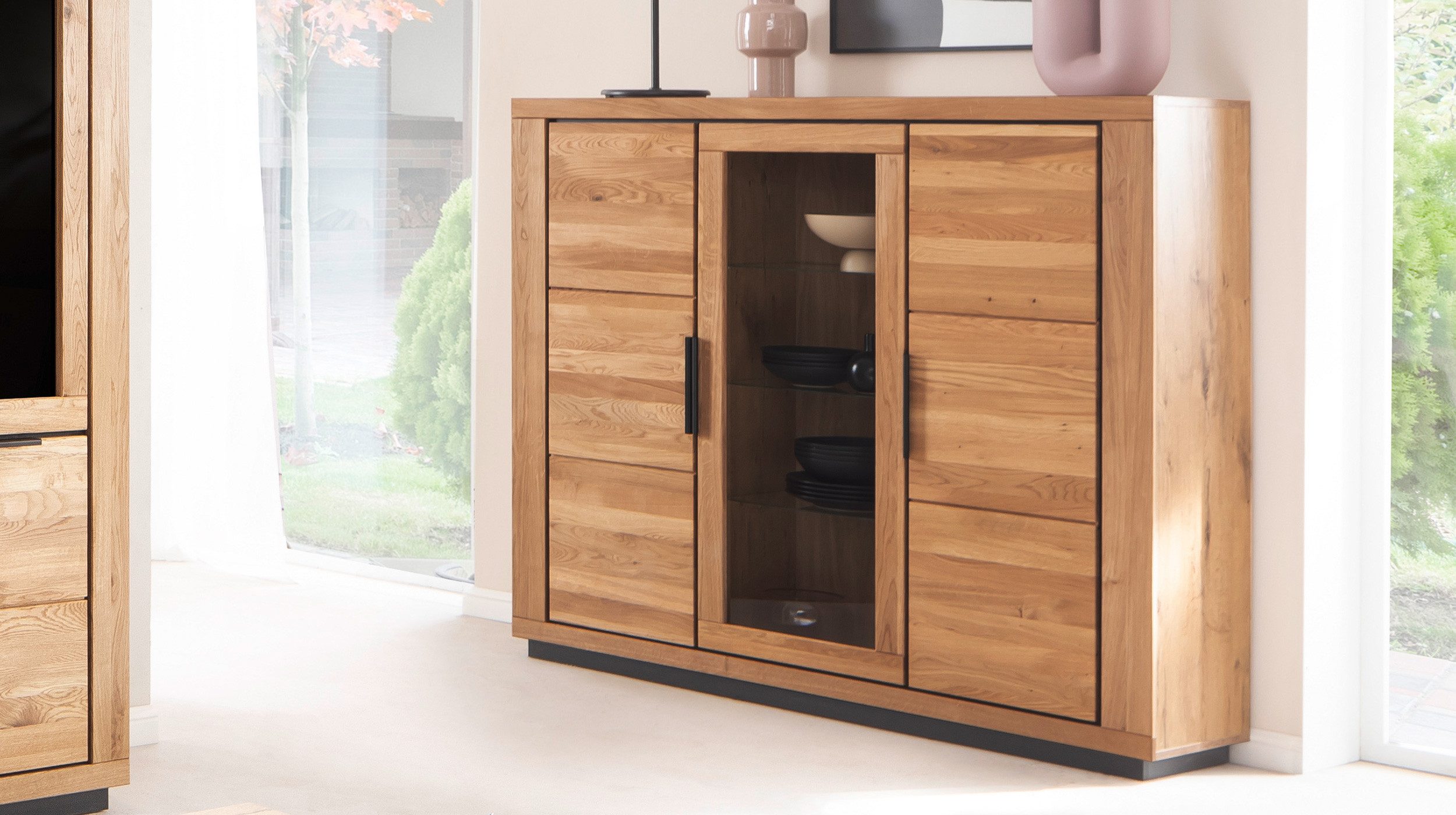 Massivart® Highboard GRENO 153 cm / günstig online kaufen