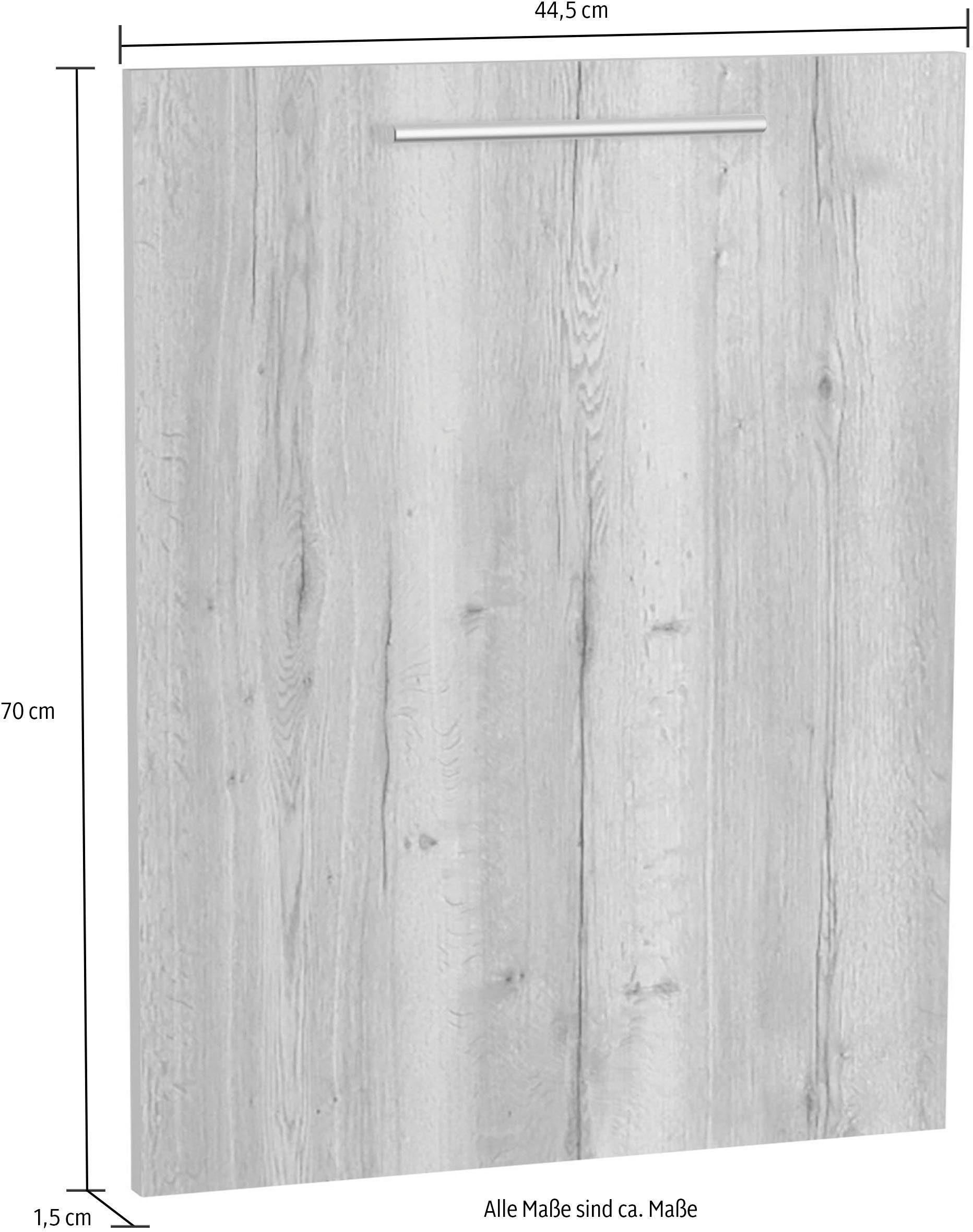 OPTIFIT Möbelblende Klara, Breite 45 cm lackiert weiß