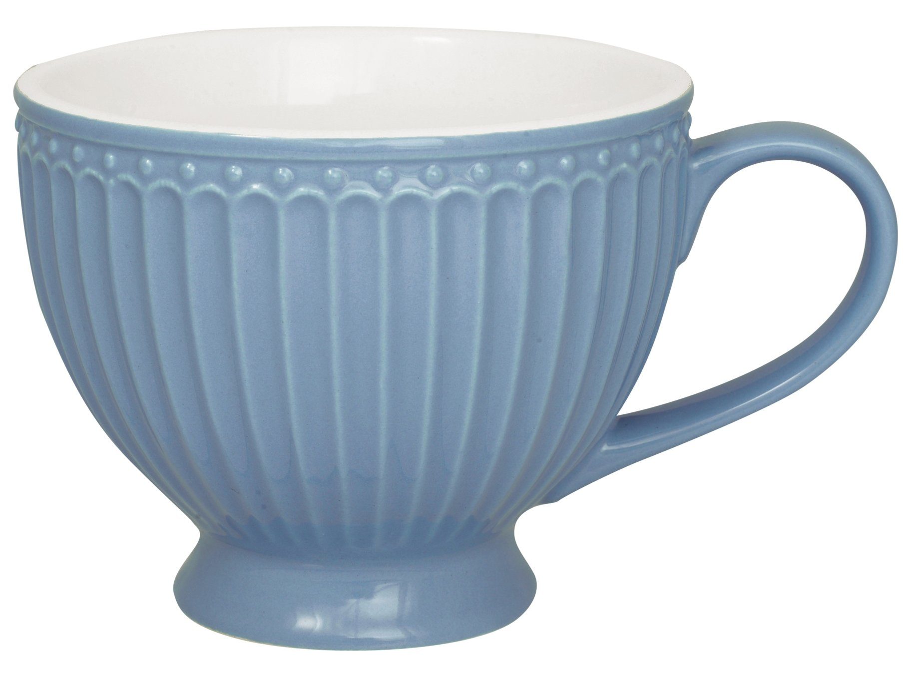 Greengate Tasse Alice Teetasse sky blue 0,4 l, Steinzeug