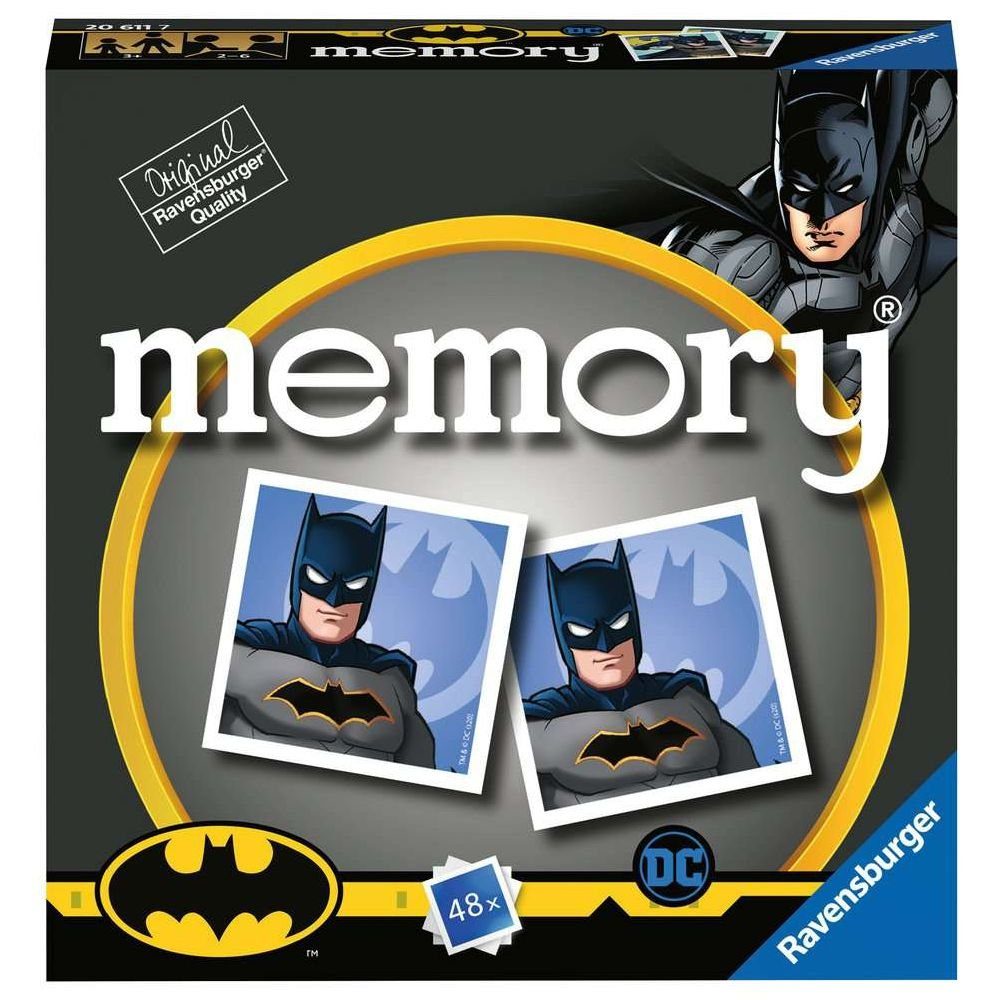 Batman Spiel, Memory 48 League Karten DC Batman Memory® Mini Justice Ravensburger