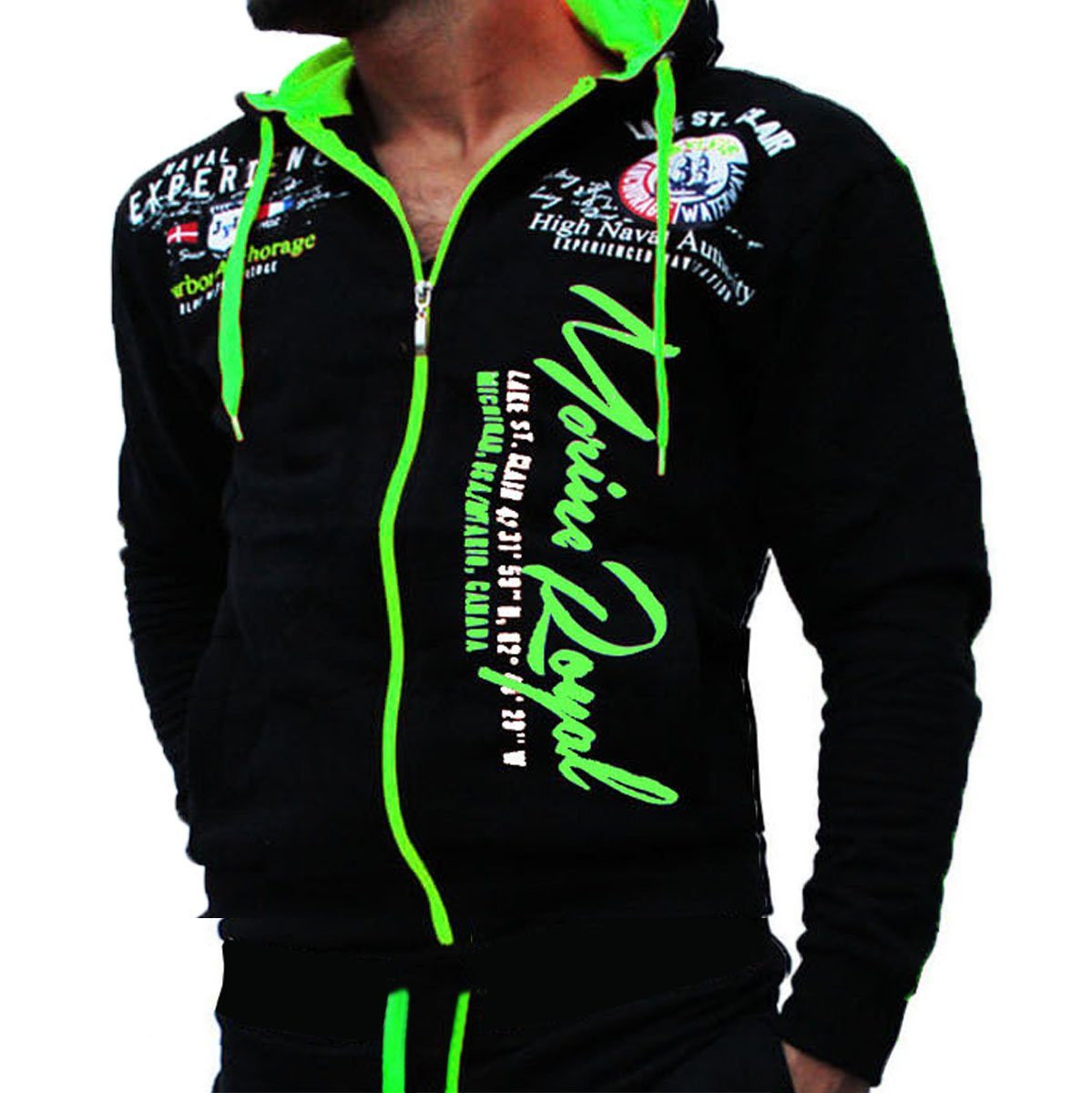 Jaylvis Collegejacke Herren Sweatjacke Sportjacke Joggingjacke günstig online kaufen