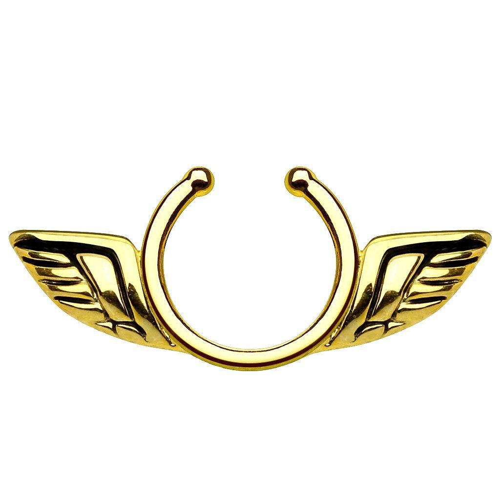 Taffstyle Intimpiercing Intim Piercing Klemmring Engelsflügel günstig online kaufen