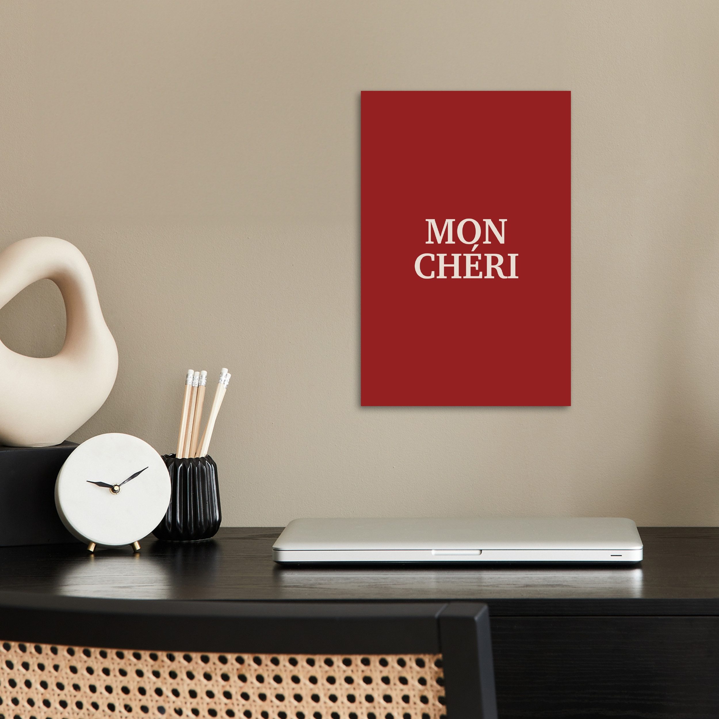 MuchoWow Poster Rot - Französisch - günstig online kaufen