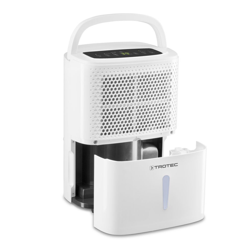 TROTEC TTK 65 E Luftentfeuchter – Bis 20 Liter/Tag, Für Räume Bis 110 M³, Mit Timer & Drainage