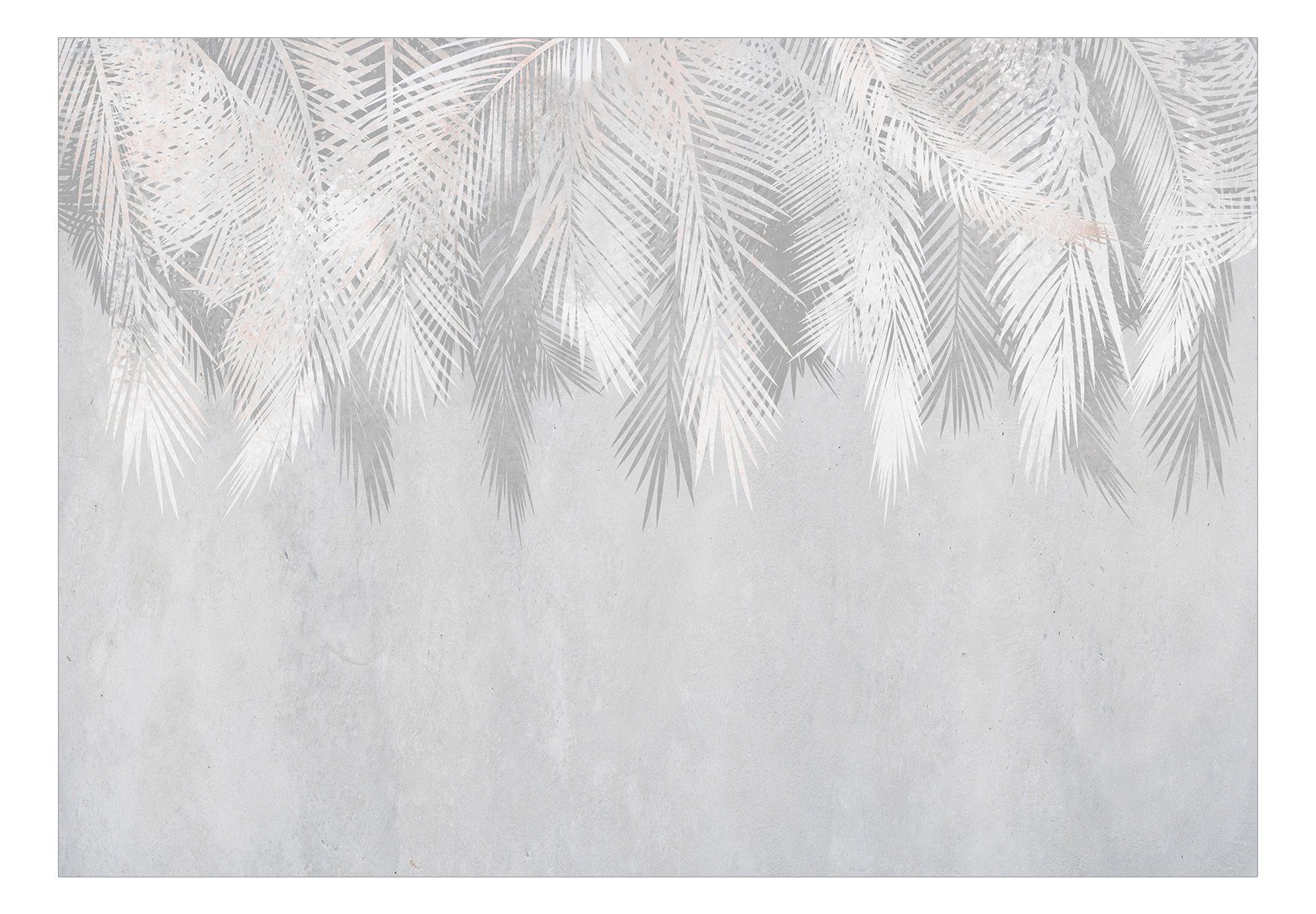 KUNSTLOFT Vliestapete Pale m, Palms lichtbeständige Tapete halb-matt, 1x0.7 Design