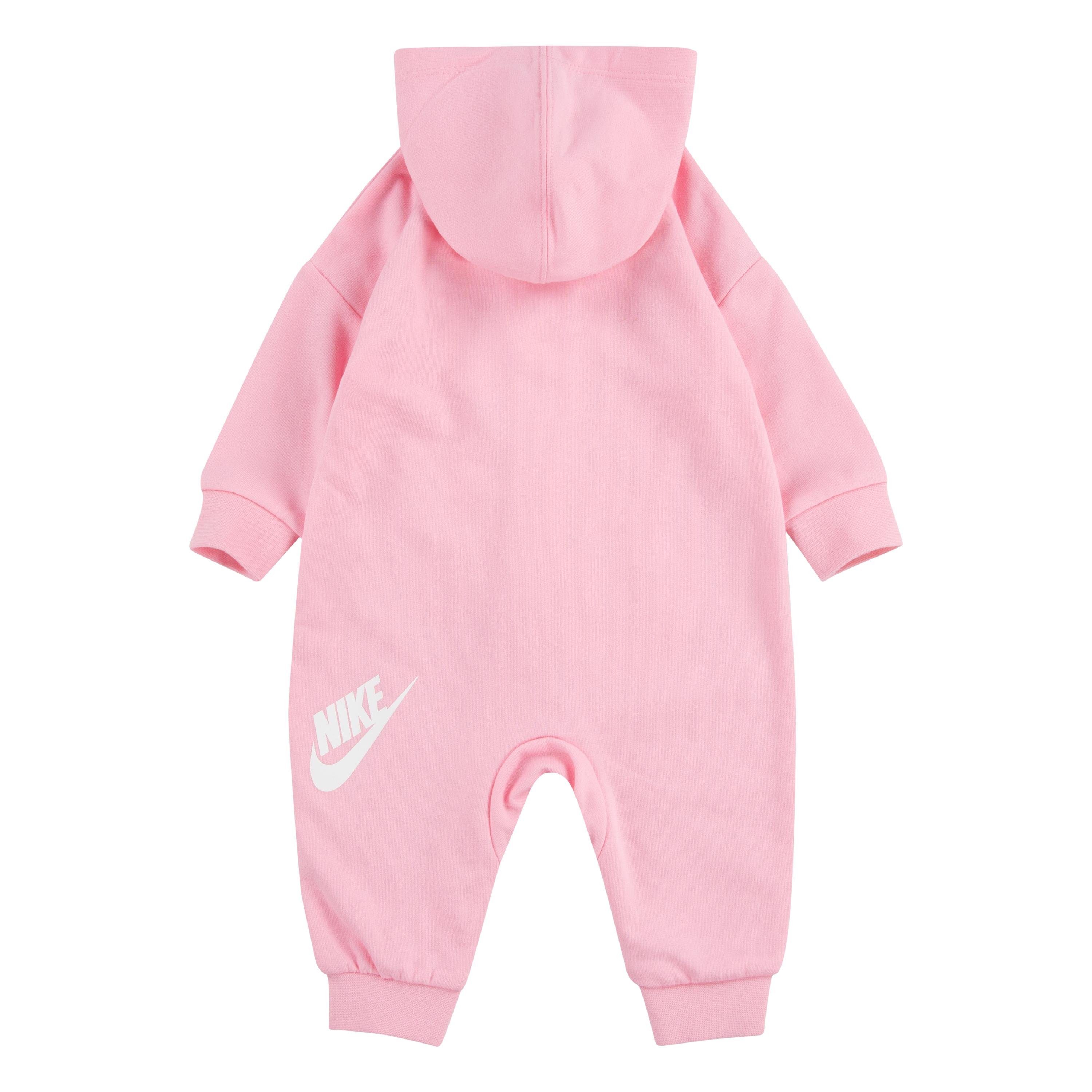 Nike ALL DAY Sportswear rosa-weiß PLAY COVERALL Strampler NKN