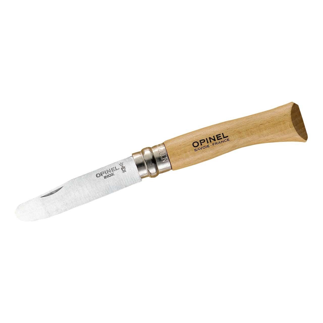Opinel Taschenmesser Opinel Kindermesser mit Buchenholz Griff No 07, rostfrei, (1 St)