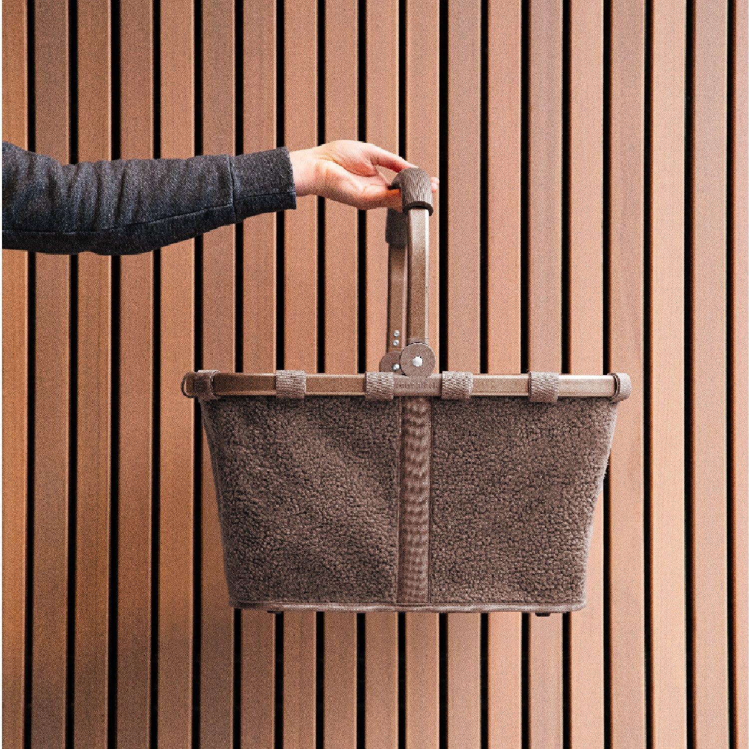 REISENTHEL® Einkaufskorb Carrybag teddy chocolate – Bild 5 von 5