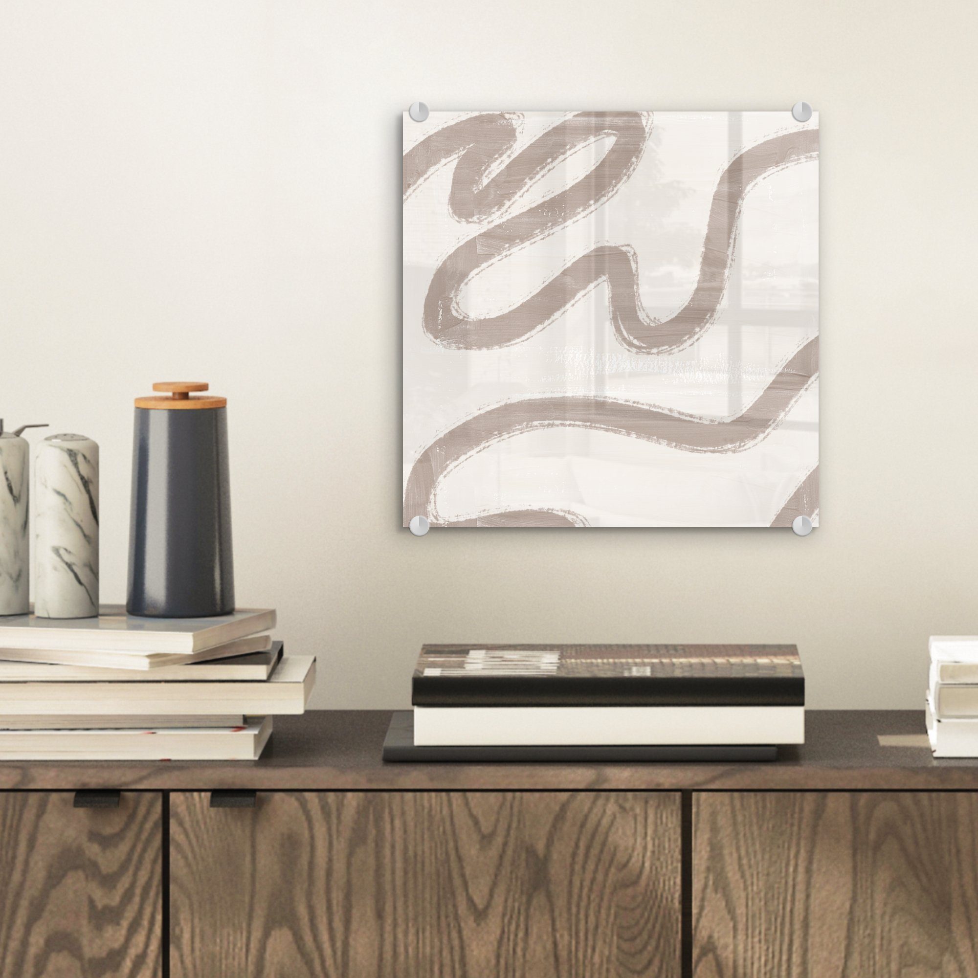 MuchoWow Acrylglasbild Abstrakt - Moderne Kunst günstig online kaufen