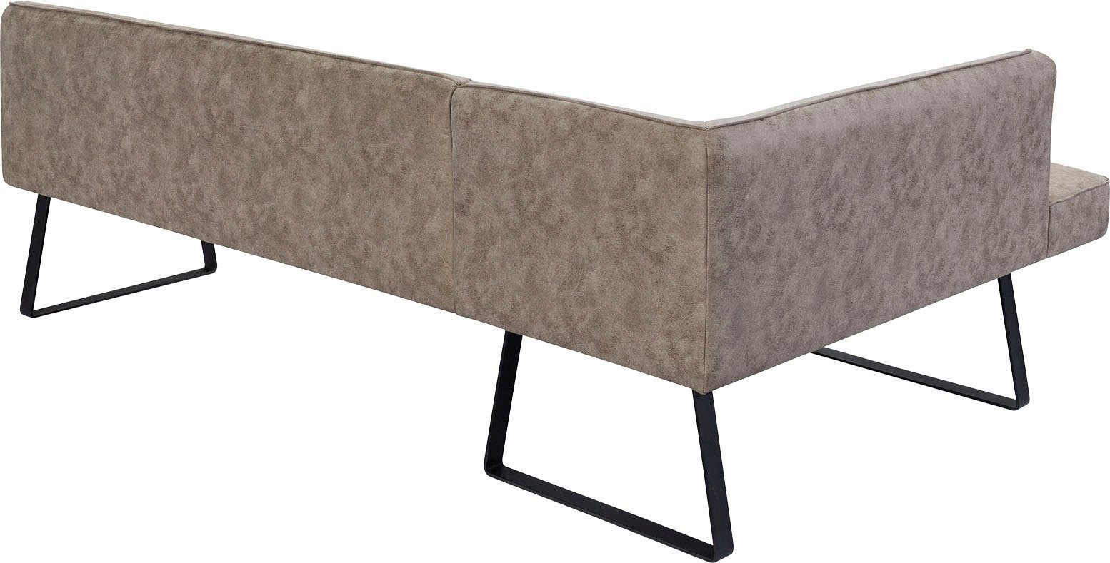 exxpo - sofa fashion Bezug in Metallfüßen, Qualitäten Americano, mit und Keder Eckbank verschiedenen