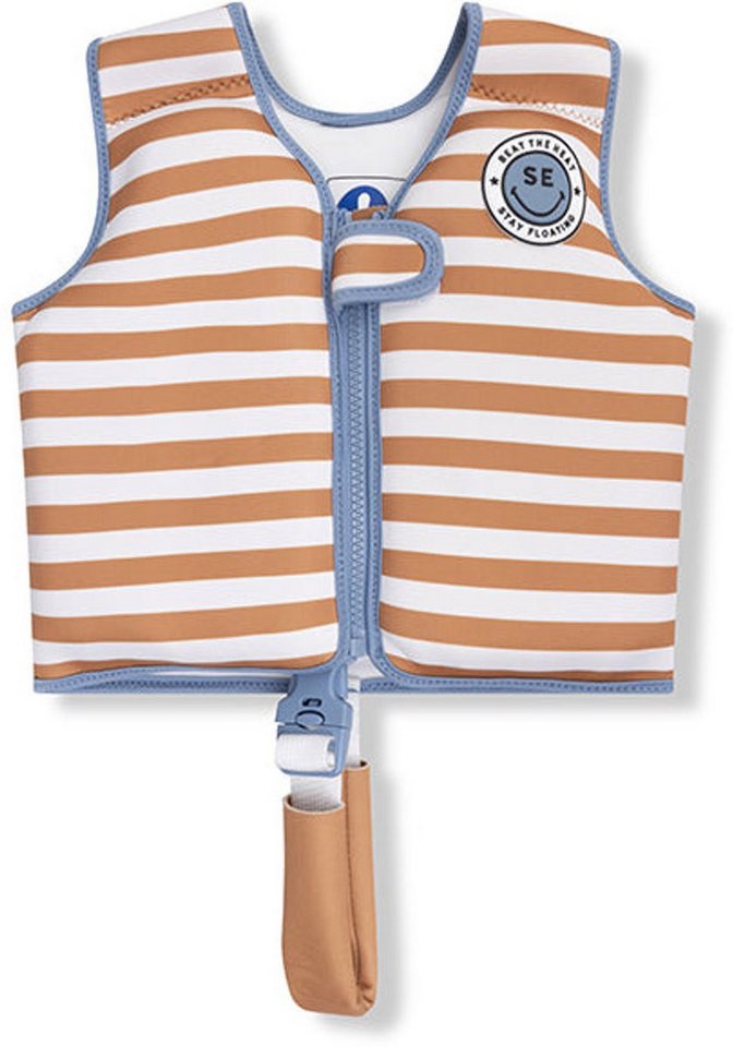 Swim Essentials Schwimmweste Schwimmweste Brown Stripes 15-18 kg 31 x 35 cm, Swim Vest Weste Schwimmhilfe