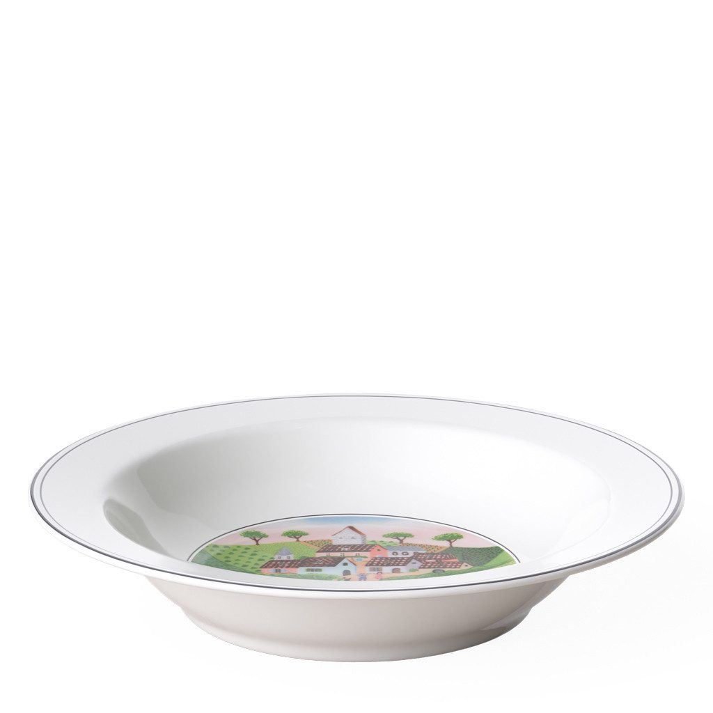 Villeroy & Boch Salatschüssel Design Naif Salatschale, Porzellan, (1-tlg), Premium Porcelain, mikrow.- & spülm.sicher, Made in Germany