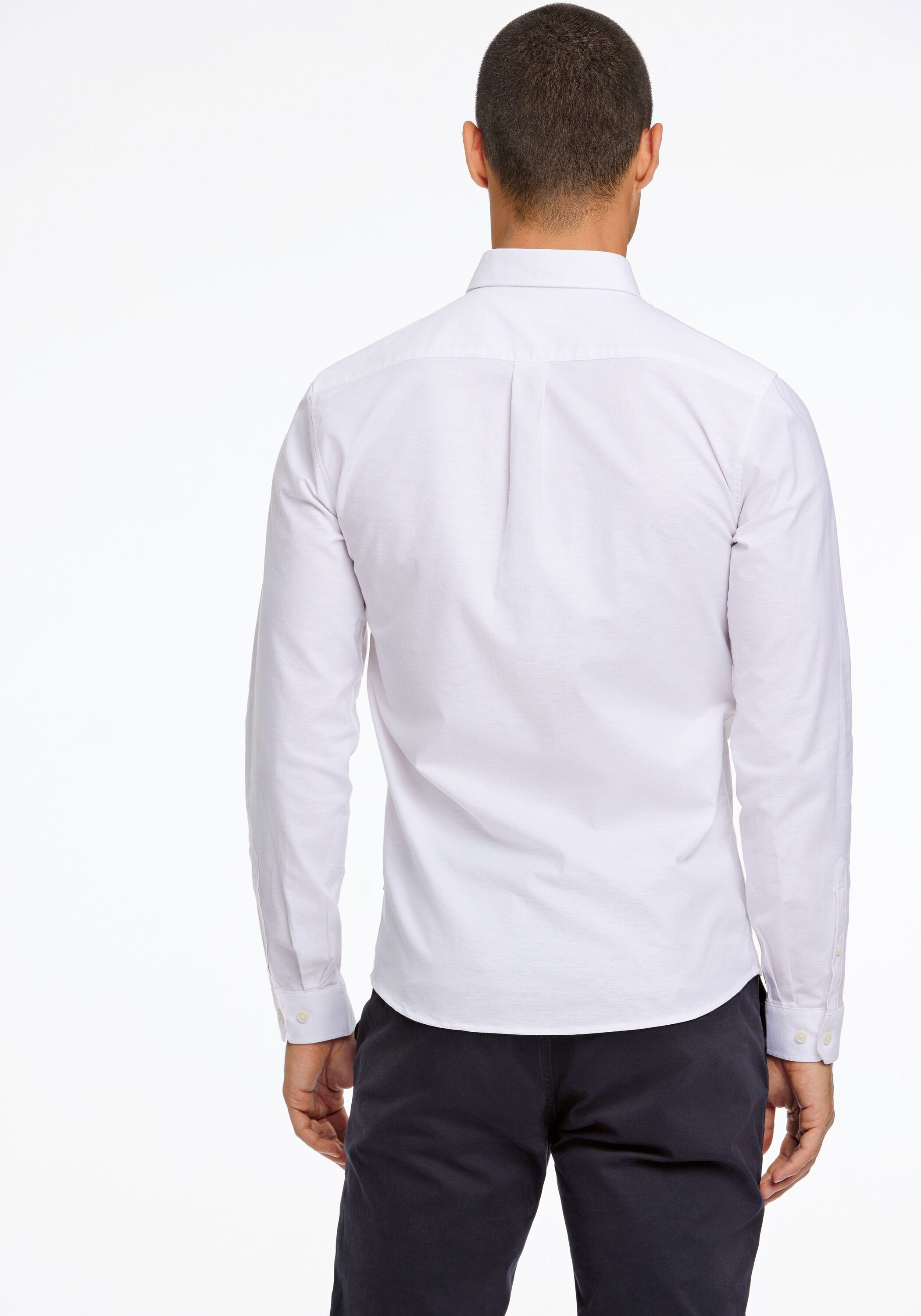 LINDBERGH Businesshemd Oxford-Hemd (Langarm) Slim Fit – Bild 2 von 5