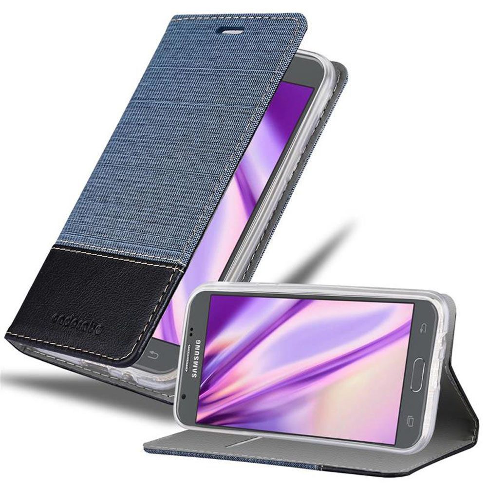 Cadorabo Handyhülle für Samsung Galaxy J3 2017 Hülle Samsung Galaxy J3 2017, Klappbare Handy Schutzhülle - Hülle - mit Standfunktion und Kartenfach