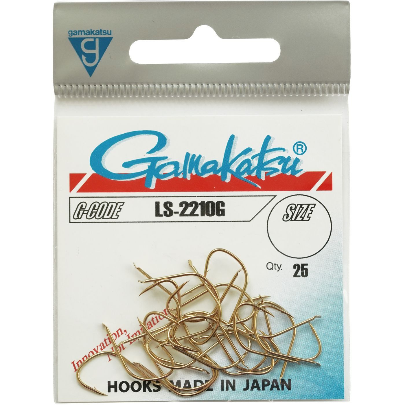 Stipphaken Gamakatsu LS-2210G Hooks Goldfarben - 25 Angelhaken