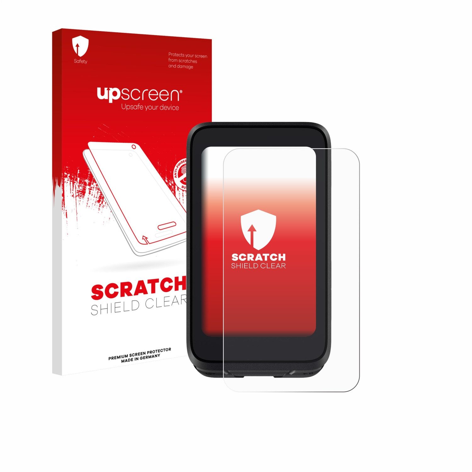 upscreen Displayschutzfolie Schutzfolie für igpsport BiNavi Air, Displayschutz Schutz Folie Klar Transparent