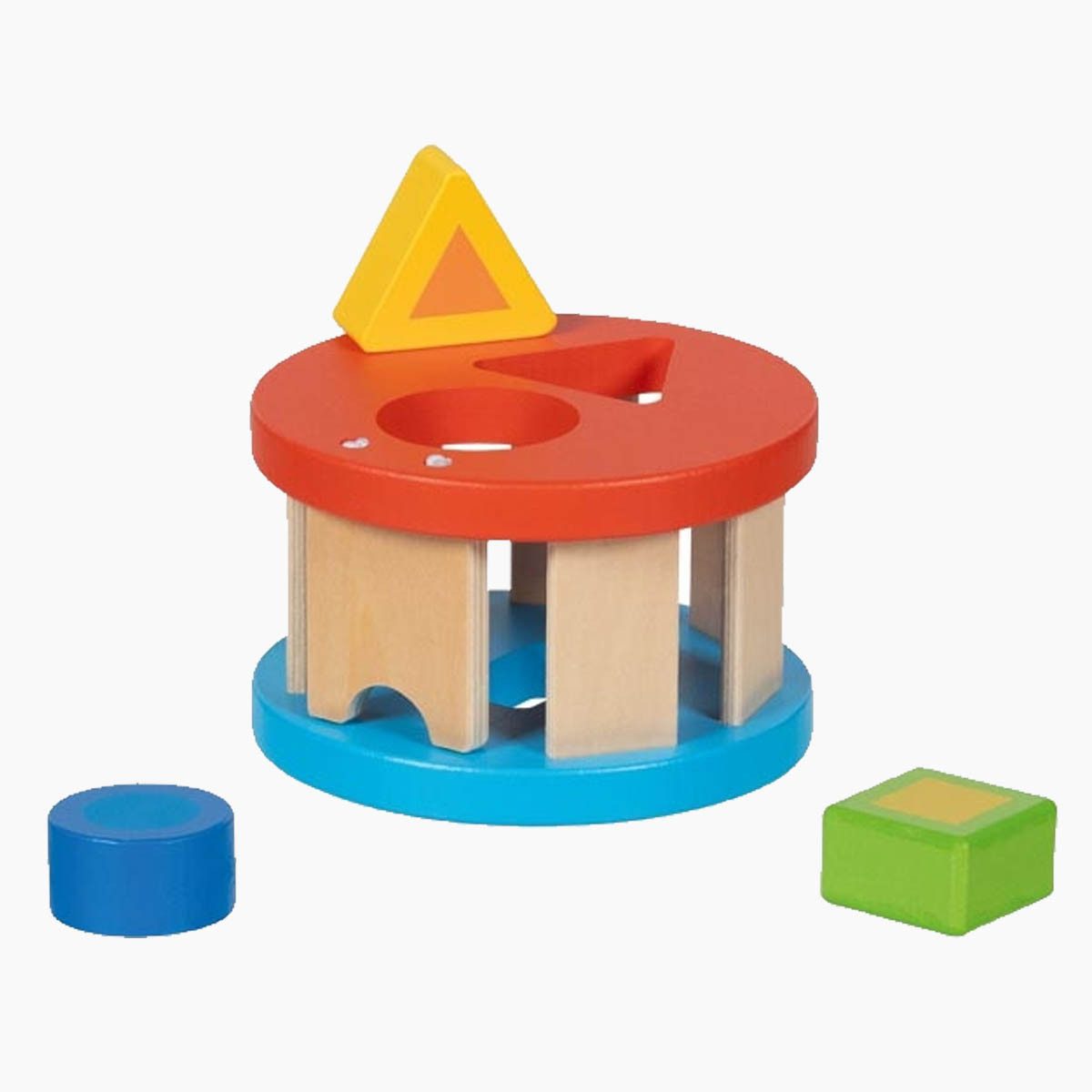 goki Lernspielzeug Sort Box Rundolino (Packung, 4-St., set), Spielspaß und Lernerfolge für kleine Entdecker