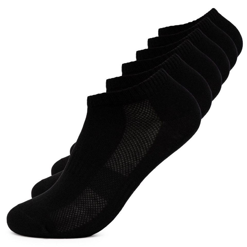 OCCULTO Sneakersocken Damen Sneaker Socken aus Bio-Baumwolle 6er Pack  (Modell: Jana) (6-Paar)