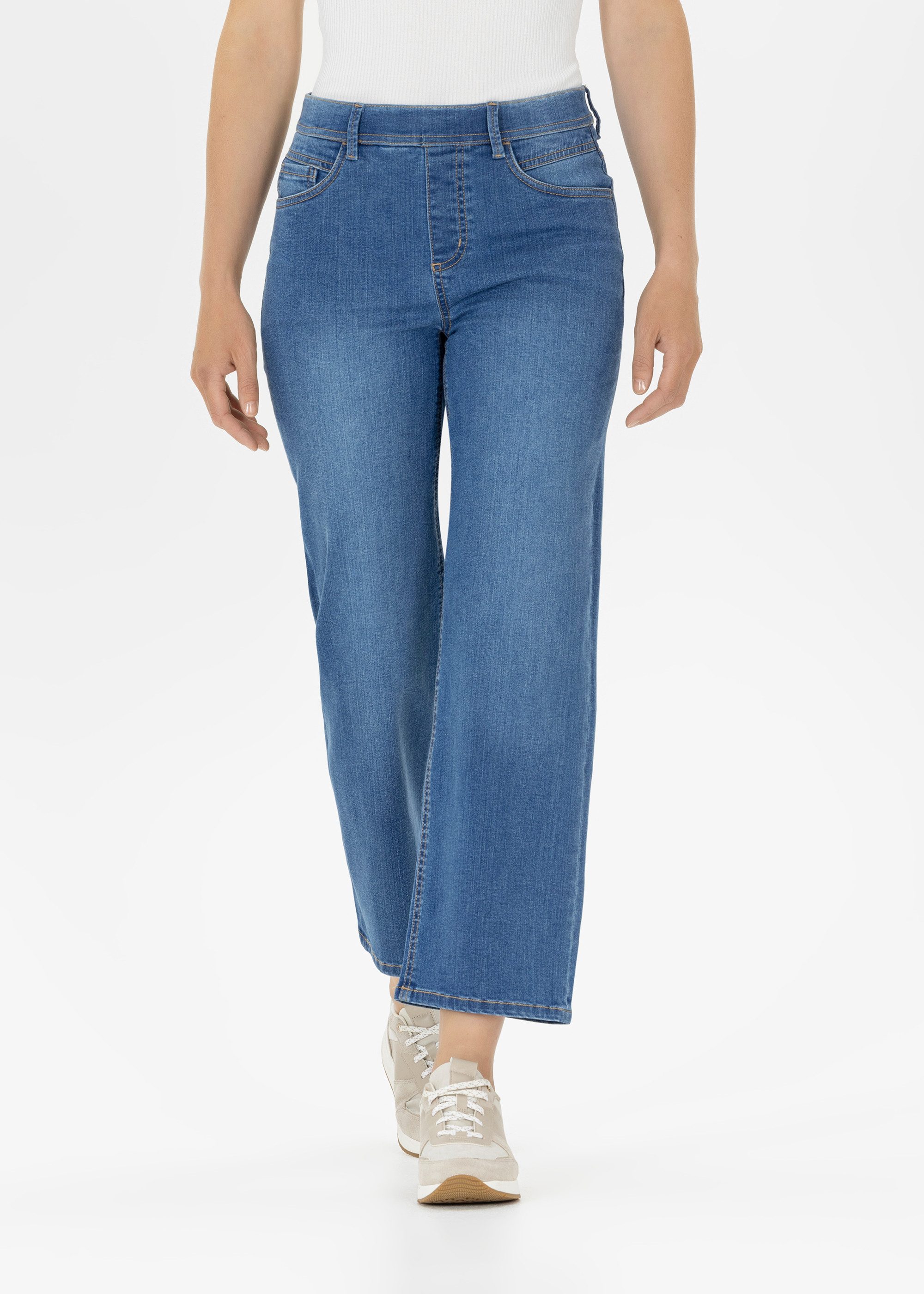 Stehmann 7/8-Jeans Melli-Culotte-W 7/8-Beine, mit Gummizug