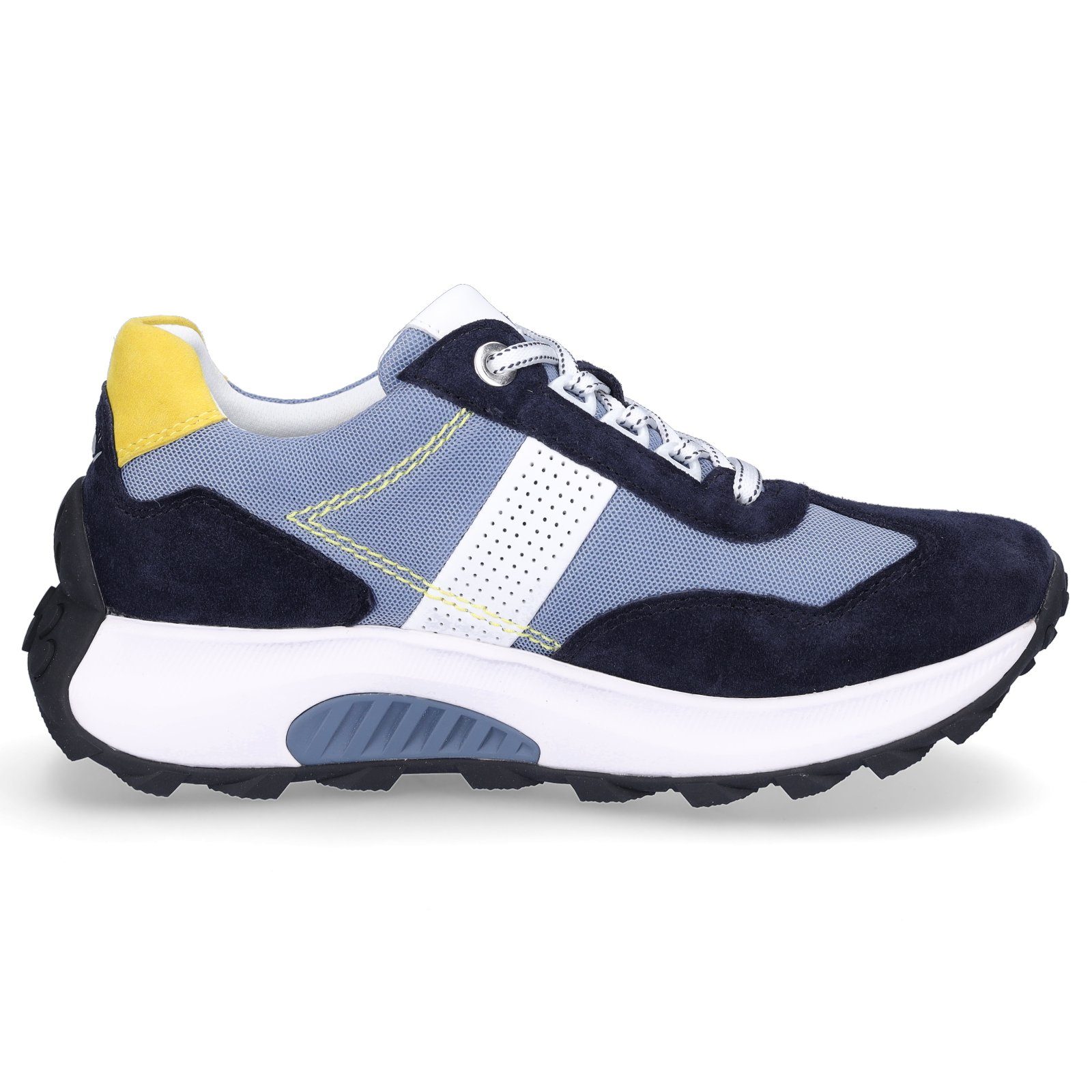 Damen (marine/azur/white/yellow Mehrfarbig / Gabor Gabor blau Gabor 36) Sneaker Rollingsoft Sneaker