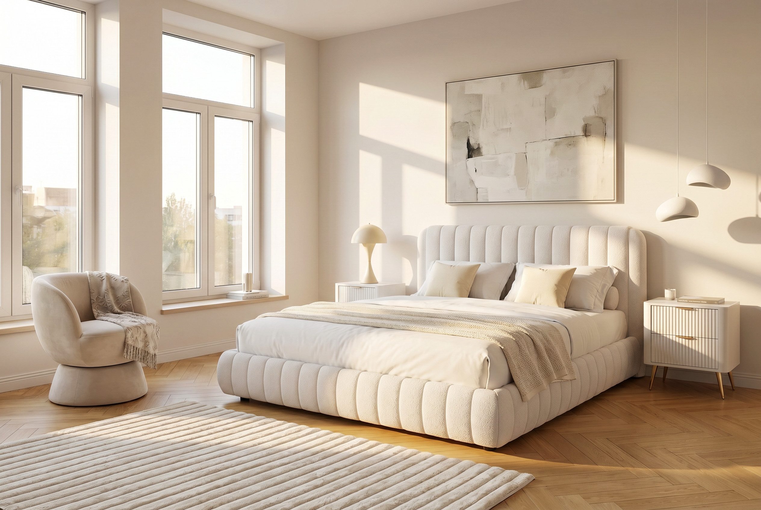 Home affaire Polsterbett SELVAIR in der Breite 180cm, inkl. Lattenrost und Bettkasten, gepolstertes Kopfteil und Rahmen, Bezug im Chenillecharakter