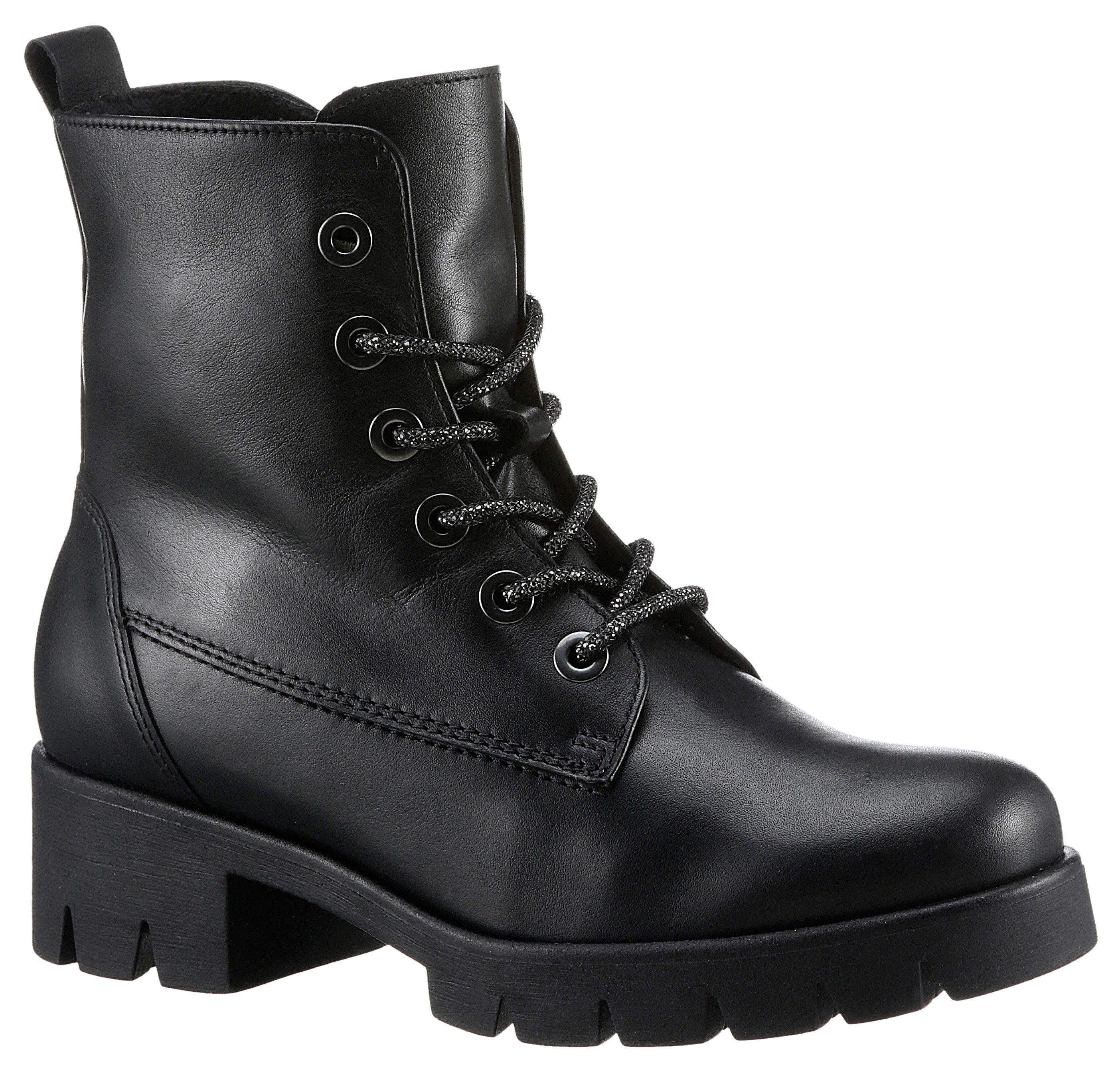 Gabor Schnürstiefelette, Blockabsatz, Plateau, Schnürboots mit günstig online kaufen