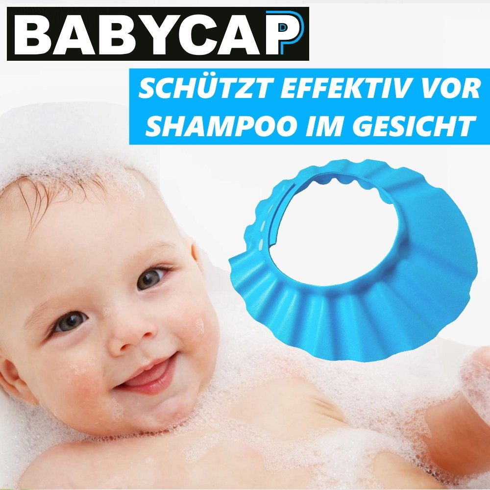 Kinder Duschkappe Baby Augenschutz Mütze Haare waschen Badekappe