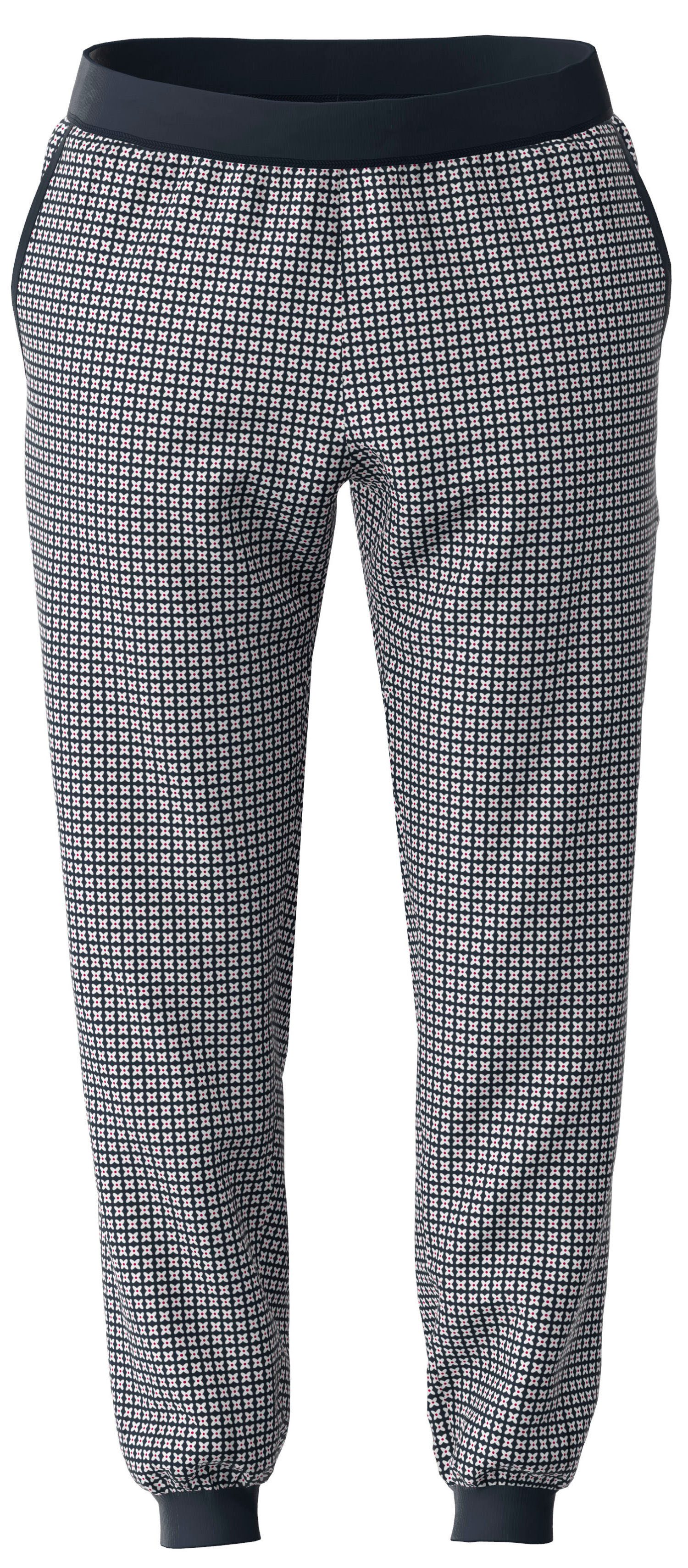 Pyjamahose Ammann Damen Pyjama Hose lang
