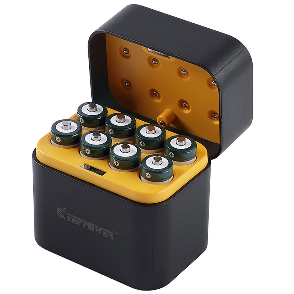 Keeppower i8 Ladegerät inkl. 8 × AA Li-Ion-Akkus (3600mWh) – USB-C Eingang Akku