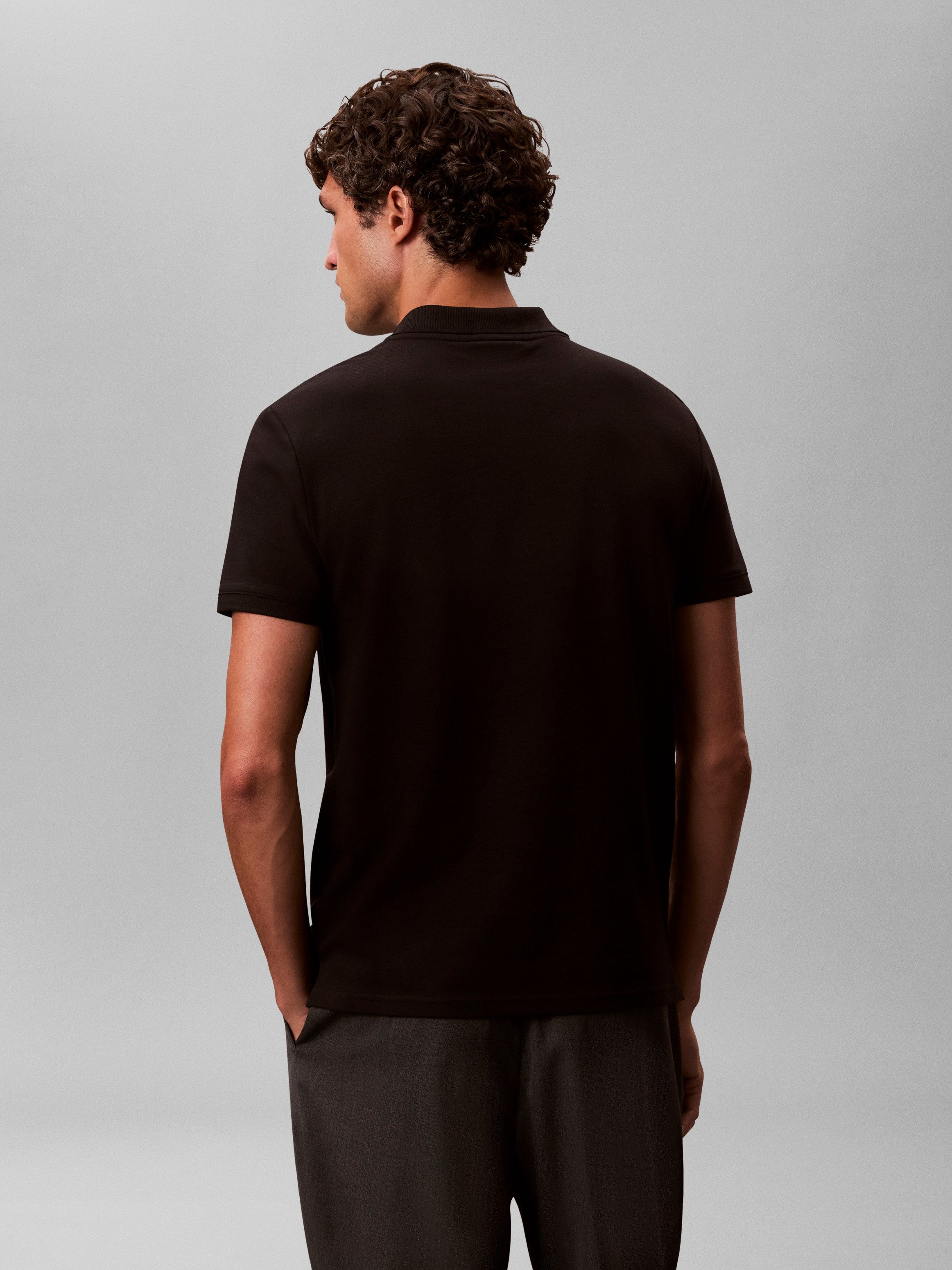 Calvin Klein Poloshirt SS SLIM REFINED PIQUE POLO slim fit