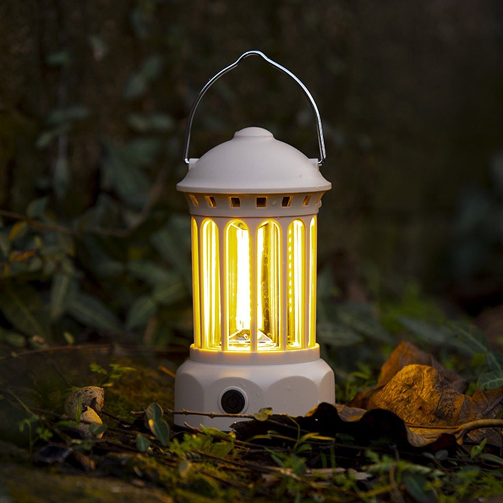 Wasserdicht, Camping Außen-Stehlampe Laterne Campinglampe Outdoor-Produkte ABS Barn Weiß Searchlight Tragbar,Wiederaufladbar Retro Light Gontence