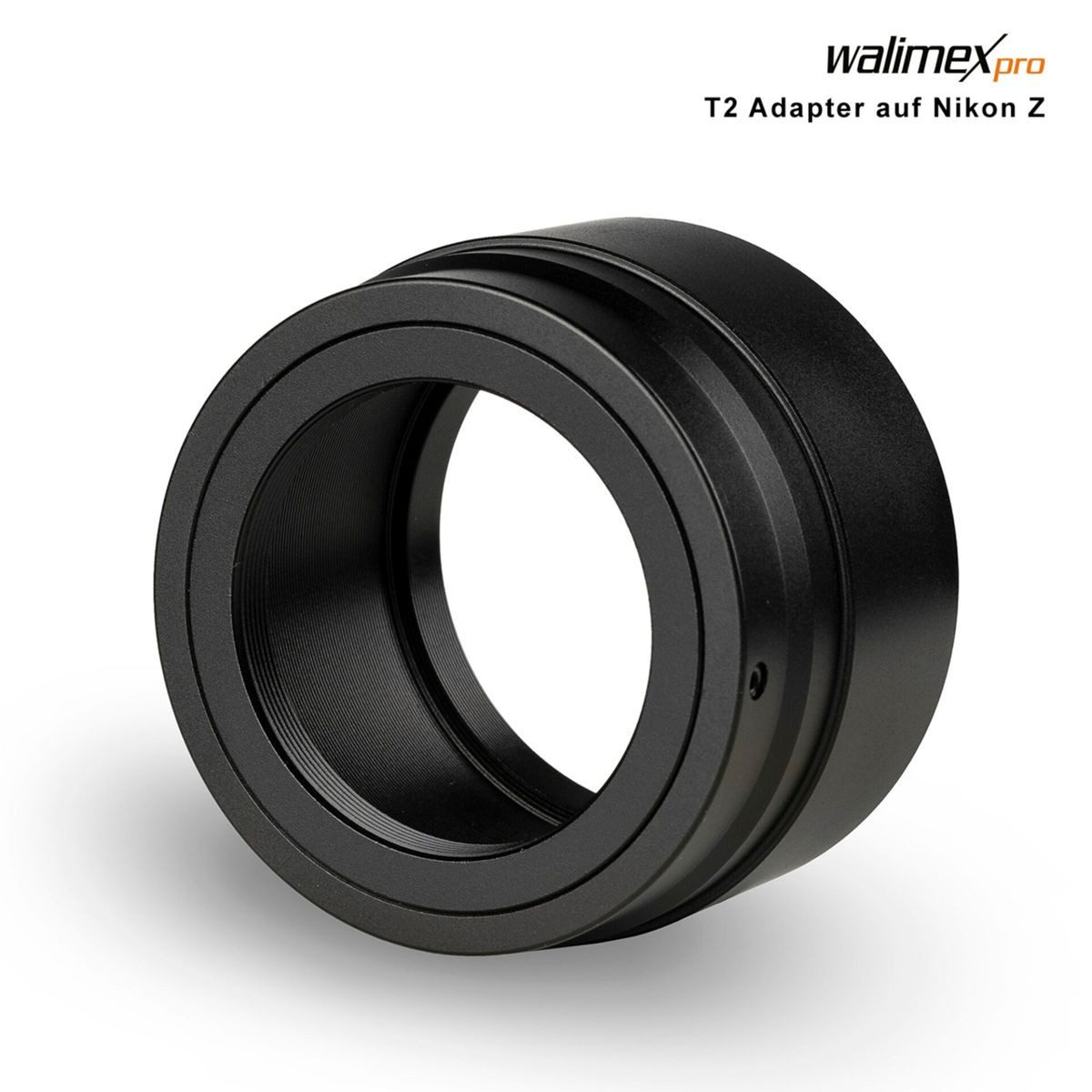 walimex pro T2 Objektiv an Nikon Z Objektiv-Adapter