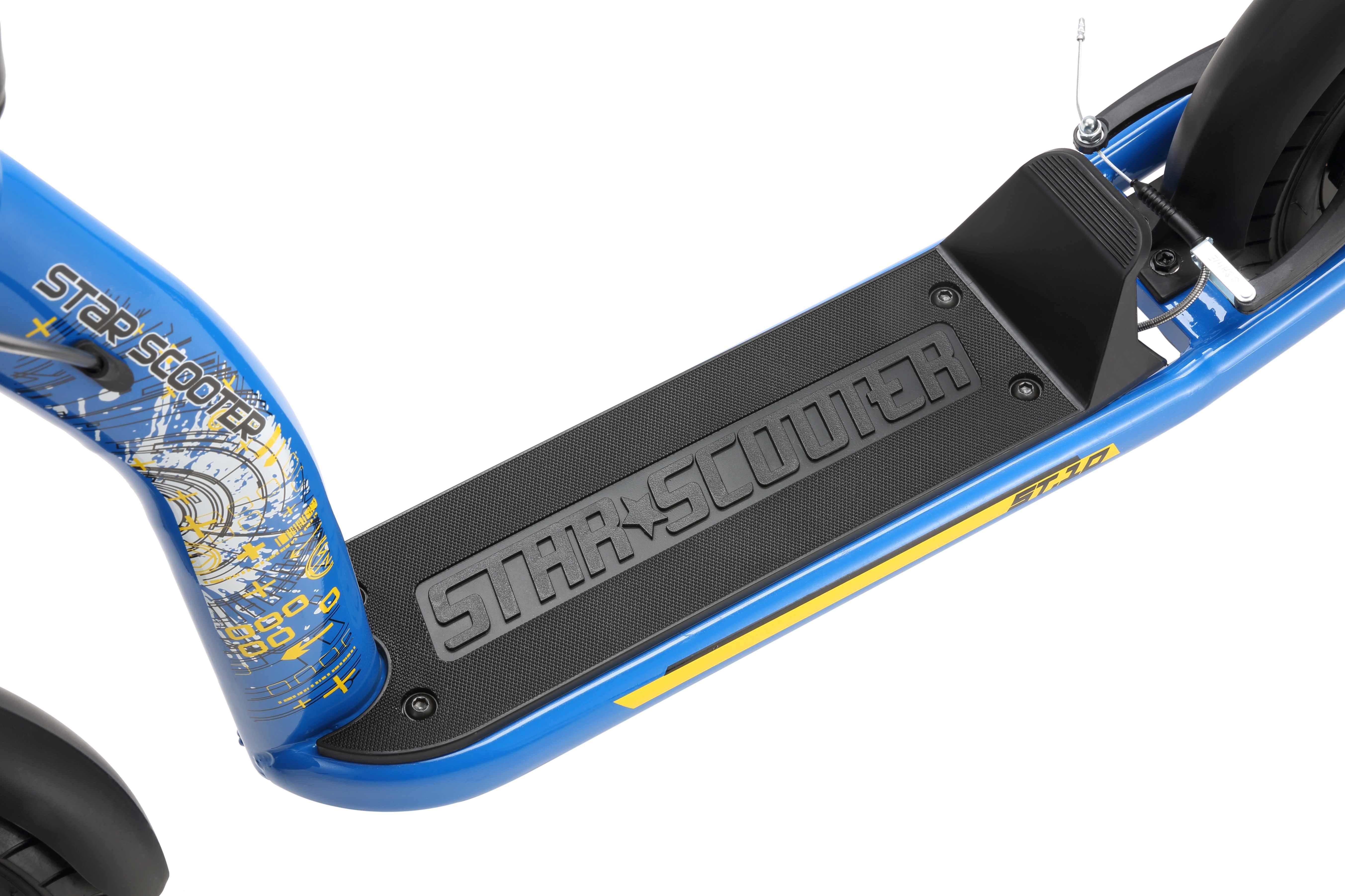 Star-Scooter Cityroller 10 Zoll, ab 5 Jahre, Kinder City Roller ab 96 cm, Jungen, Mädchen, Höhenverstellbar, Seitenständer