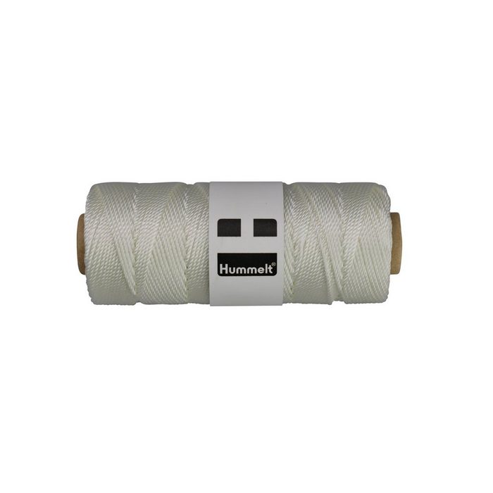 Hummelt® Takelgarn Seil (Garn Segelgarn Maurerschnur 100m - auf Rolle) 1 2mm - weiß