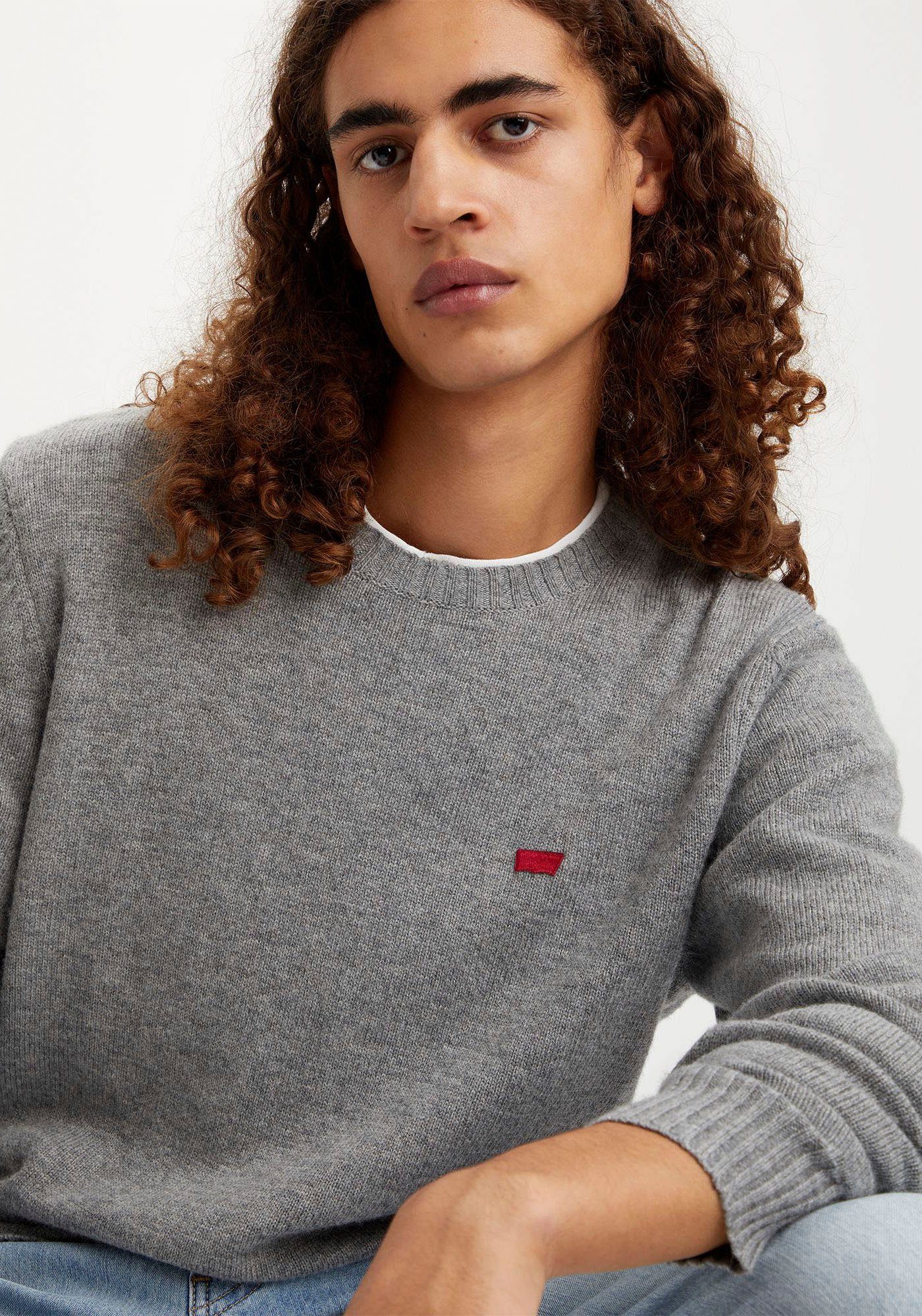 Levi's® Wollpullover ORIGINAL HM SWEATER klassische Rundhalsform