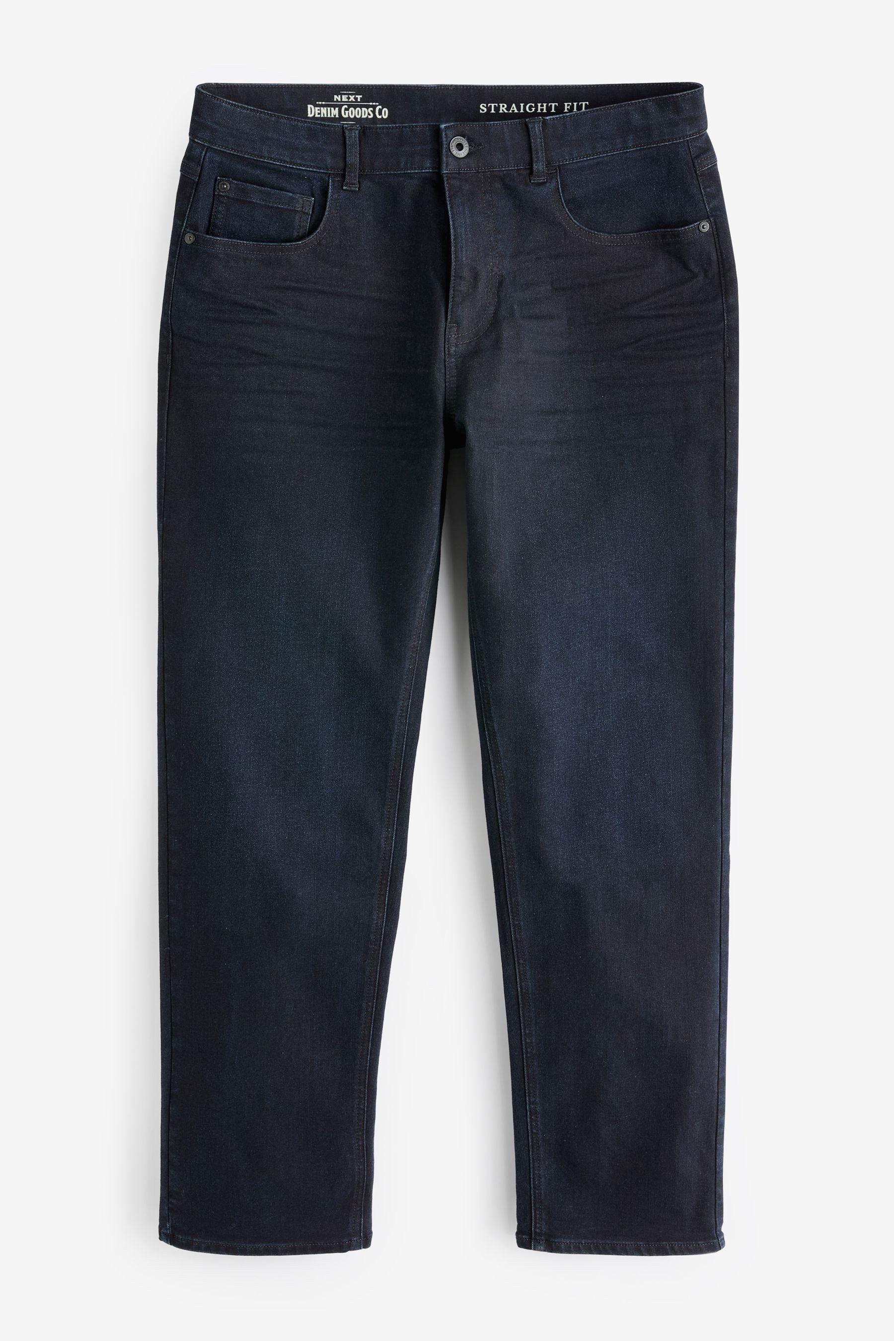 Next Straight-Jeans Straight-Fit Stretch-Jeans mit Gürtel günstig online kaufen