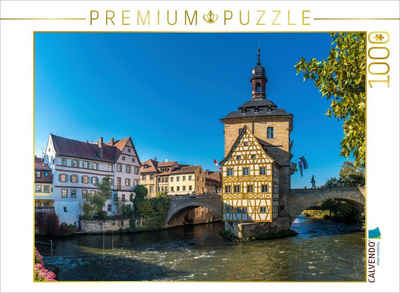 CALVENDO Puzzle CALVENDO Puzzle Altes Rathaus in Bamberg, Bayern, Deutschland 1000 Teile Lege-Größe 64 x 48 cm Foto-Puzzle Bild von Manfred Leiter, 1000 Puzzleteile