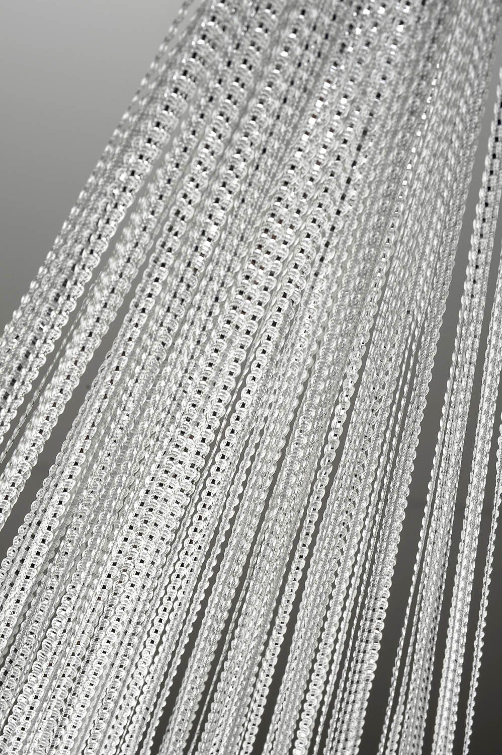 Haus und Deko Fadenvorhang Türvorhang mit Lurex Fadenvorhang 90x250 oder 14 günstig online kaufen