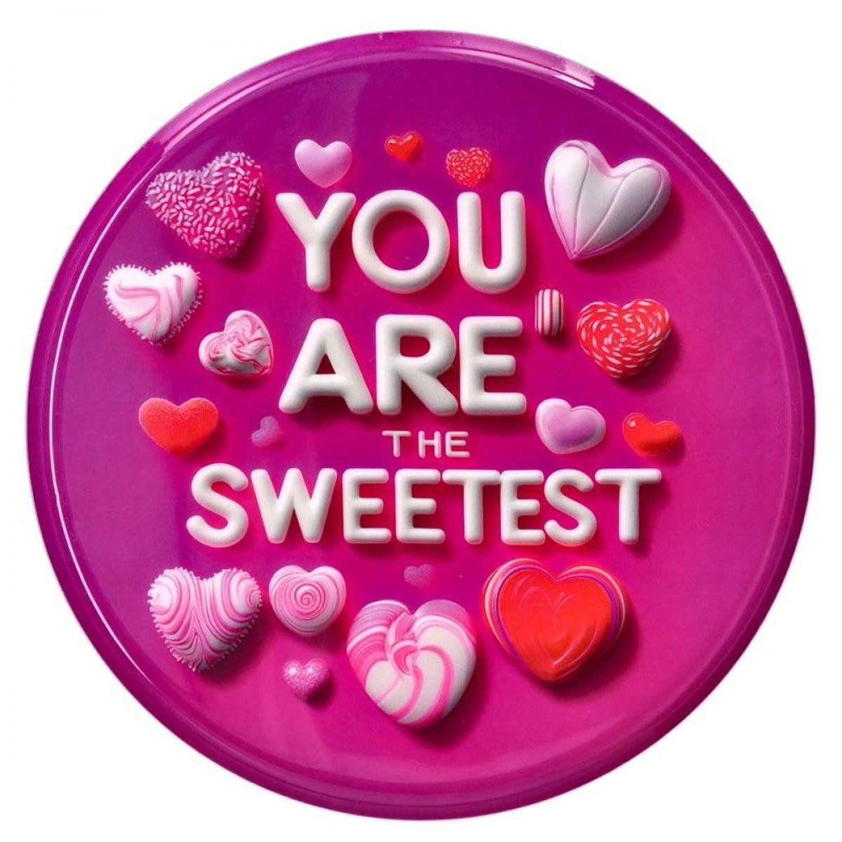 Giftcompany Tablett Dekotablett Love Trays You are the sweetest (22,8cm)
