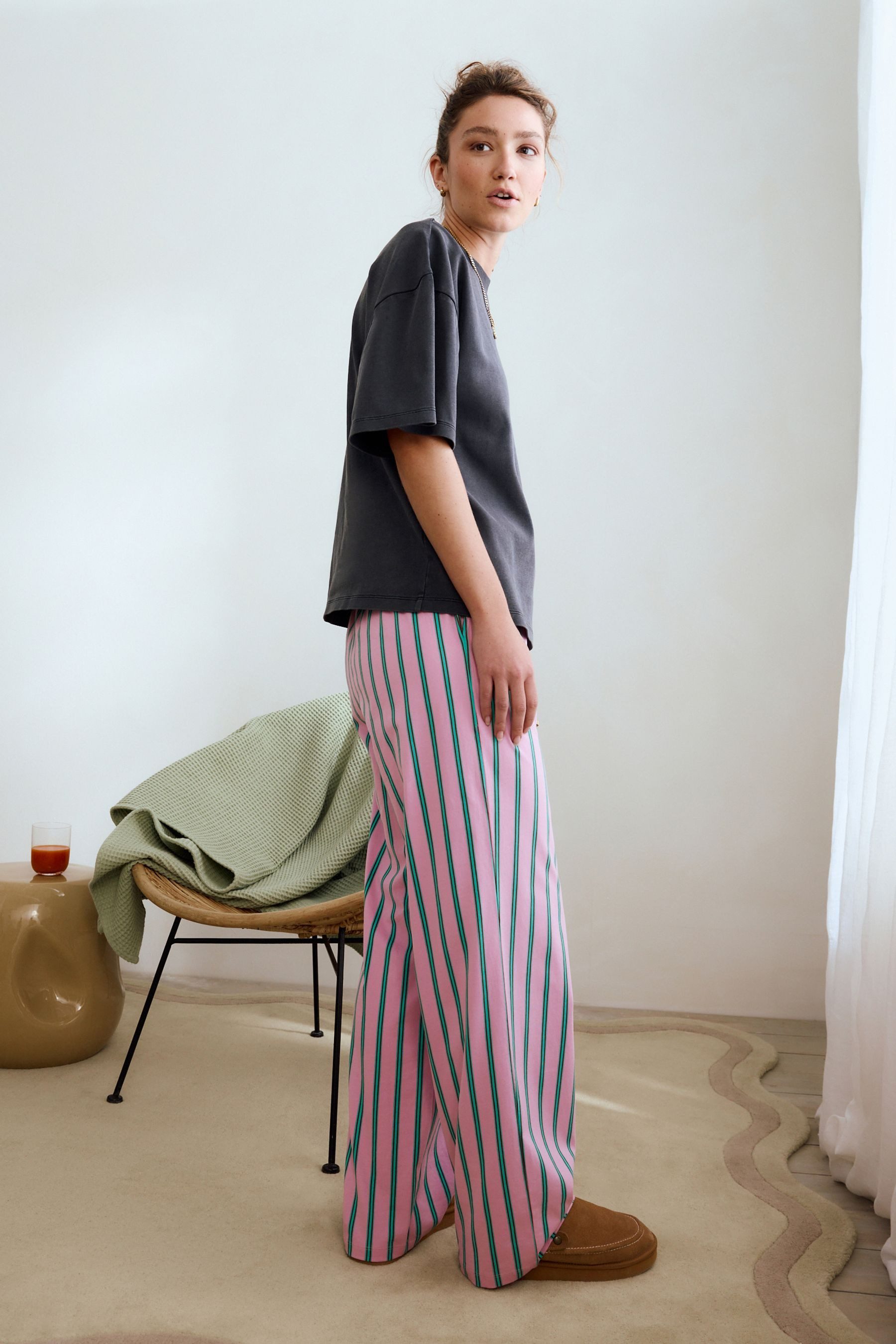 Next Pyjama Kurzarm-Schlafanzug aus 100 % Baumwolle (2 tlg) günstig online kaufen