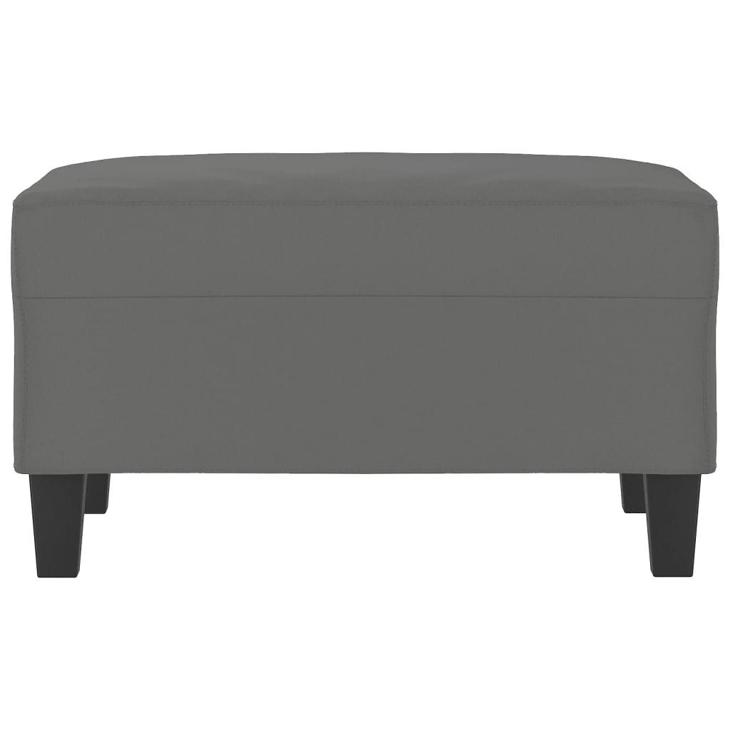 vidaXL Polsterhocker Fußhocker Dunkelgrau 70x55x41 cm günstig online kaufen