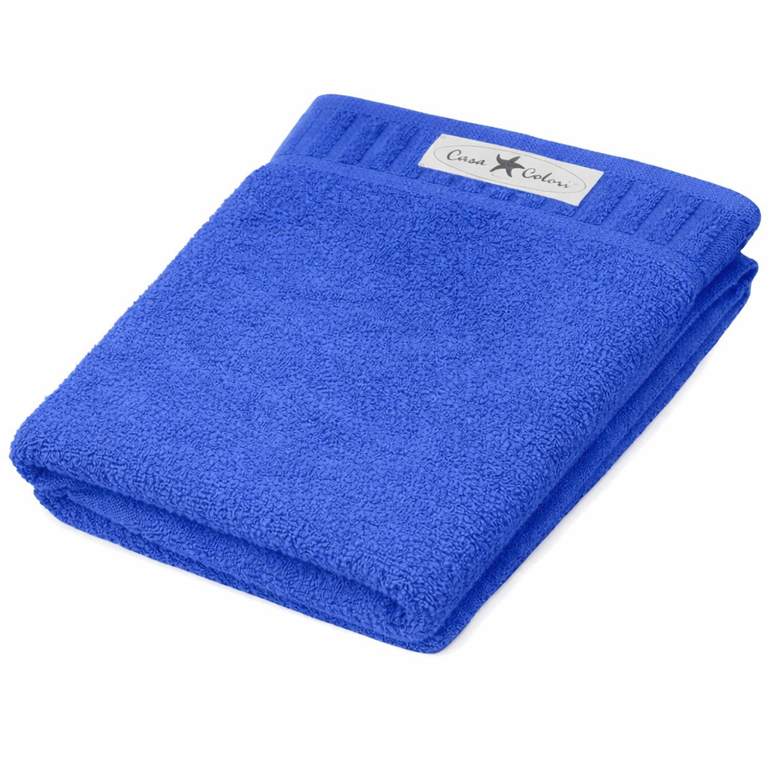 Casa Colori Duschtuch Uni, Frottier (1-St), Hohe Farbbrillanz, Einfache Pflege