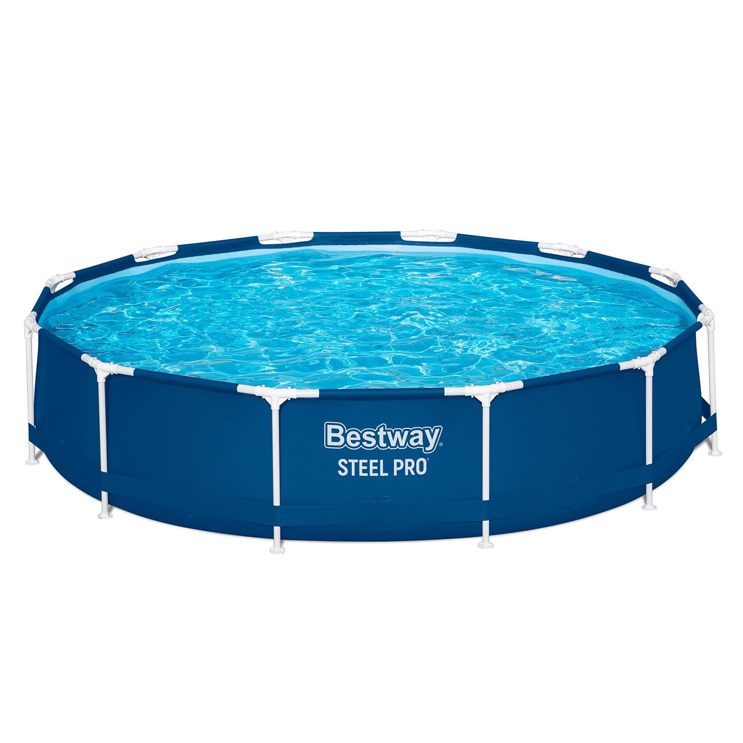 Framepool Steel Pro™ ohne Pumpe Ø 366 x 76 cm, dunkelblau, rund
