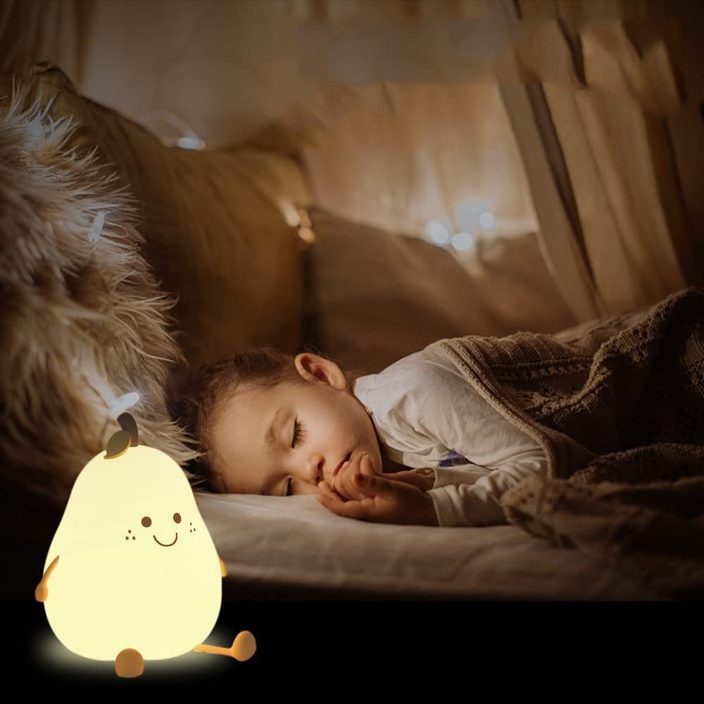 Birne, Nachtlampe Wiederaufladbare LED Nachtlicht Baby GelldG LED Nachtlicht Kinder